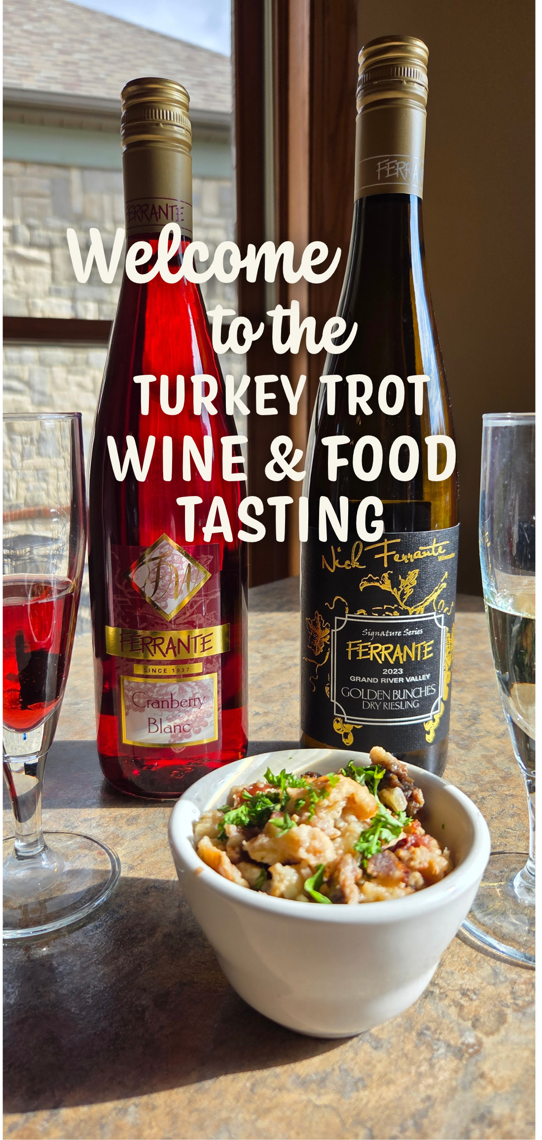 🦃Holiday Wine Tasting &amp; Food Pairing; The Turkey Trot Begins November 1 
