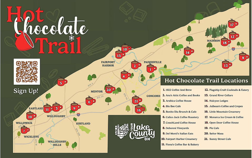 Sweet, seasonal sipping: Lake County Hot Chocolate Trail returns