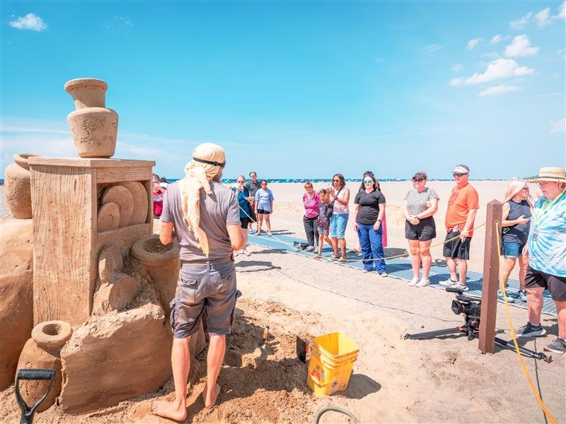 🌊Shaped by the Shore - Lake Erie Sand Sculpture Tour
