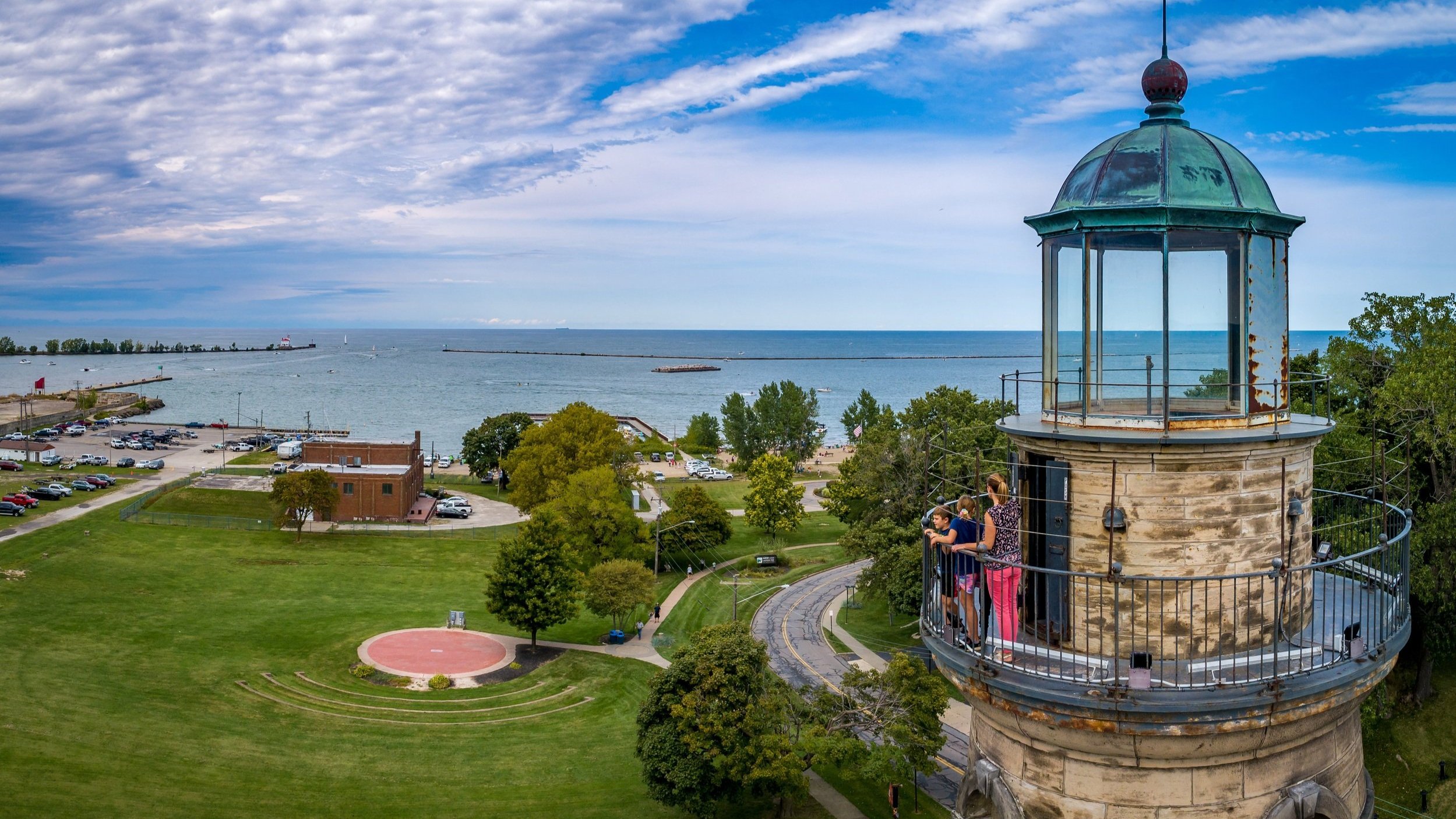 Two Lighthouses in Lake County
