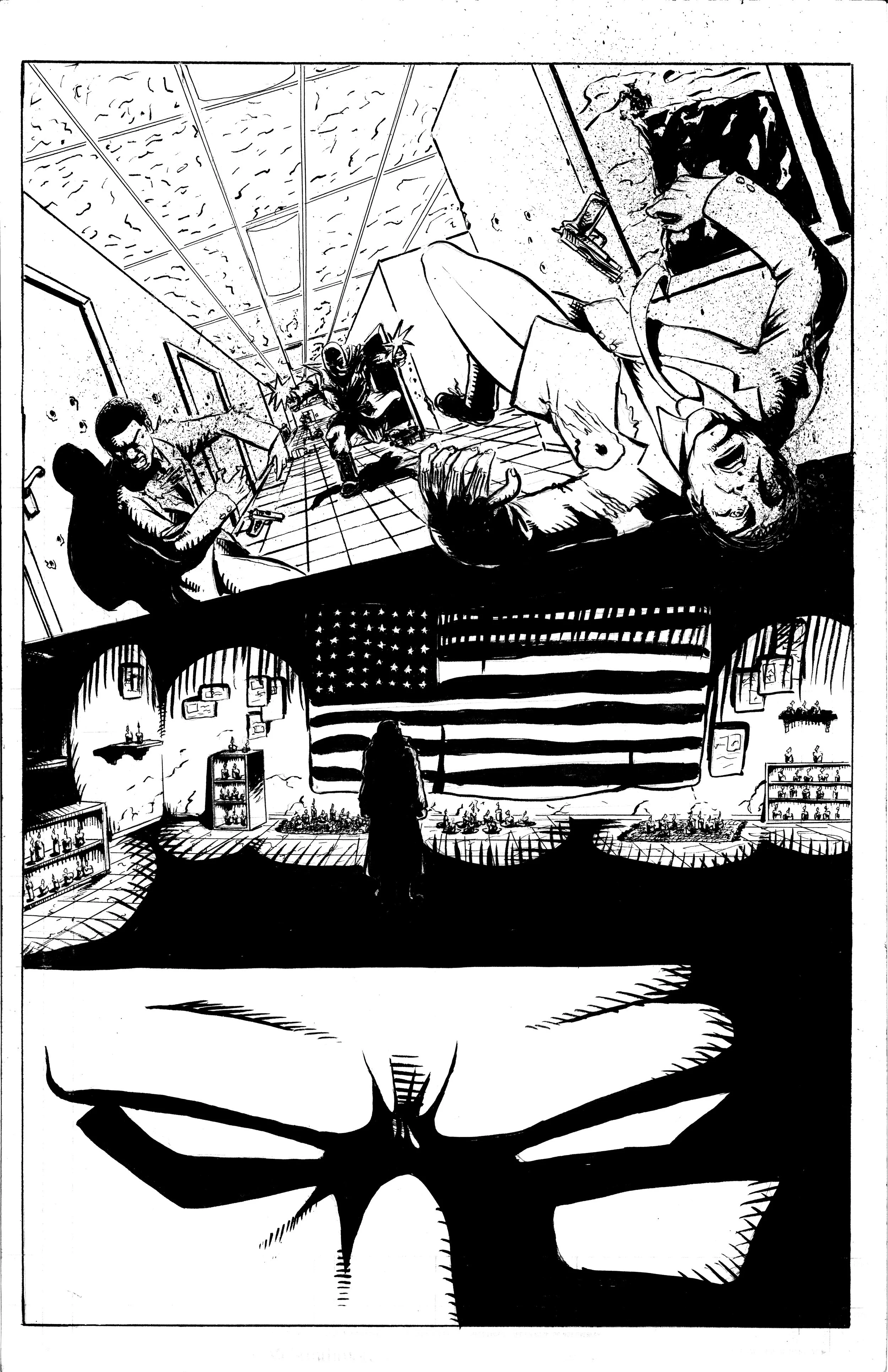 "Running on Fumes" pg. 4 from The Fall Vengeance and Justice Vol. 2, PLB Comics