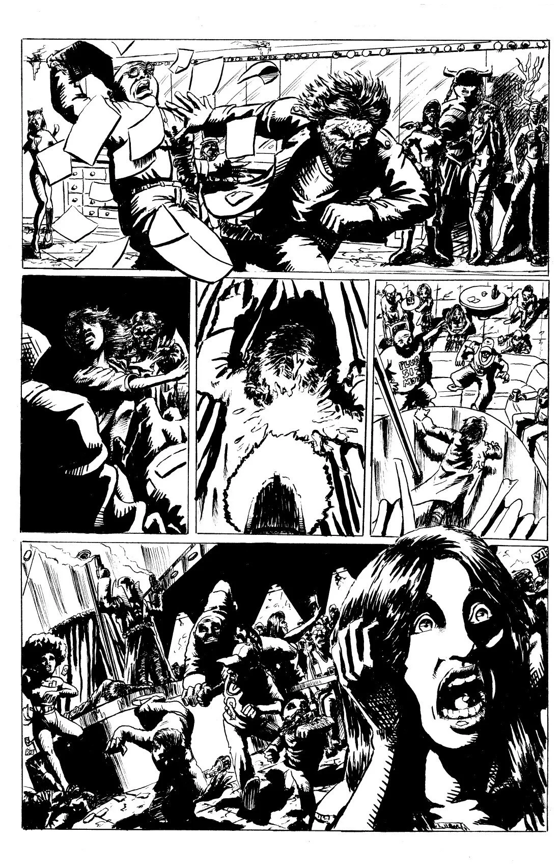 "Dreams" pg. 2 from 2021 PLB Comics Halloween Special. 