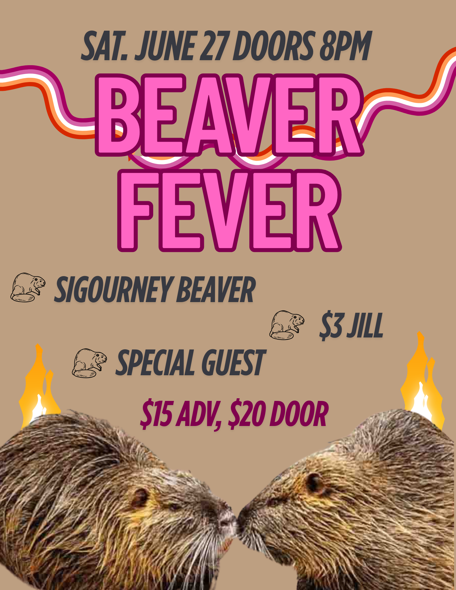 BEAVER FEVER - Dyke March Afterparty