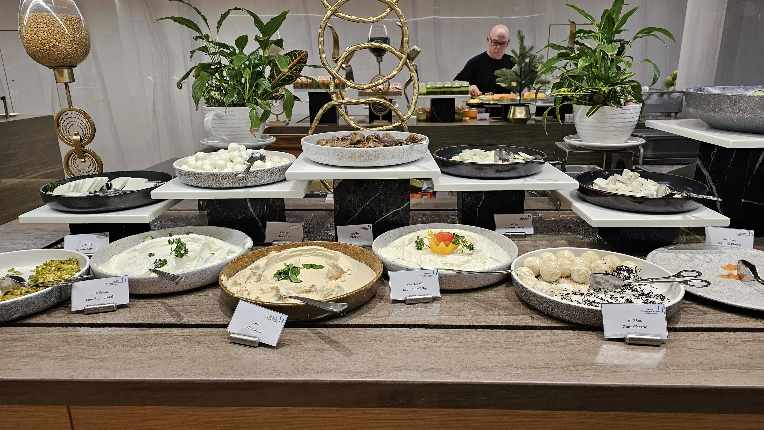 All the gorgeous yogurts and cheeses