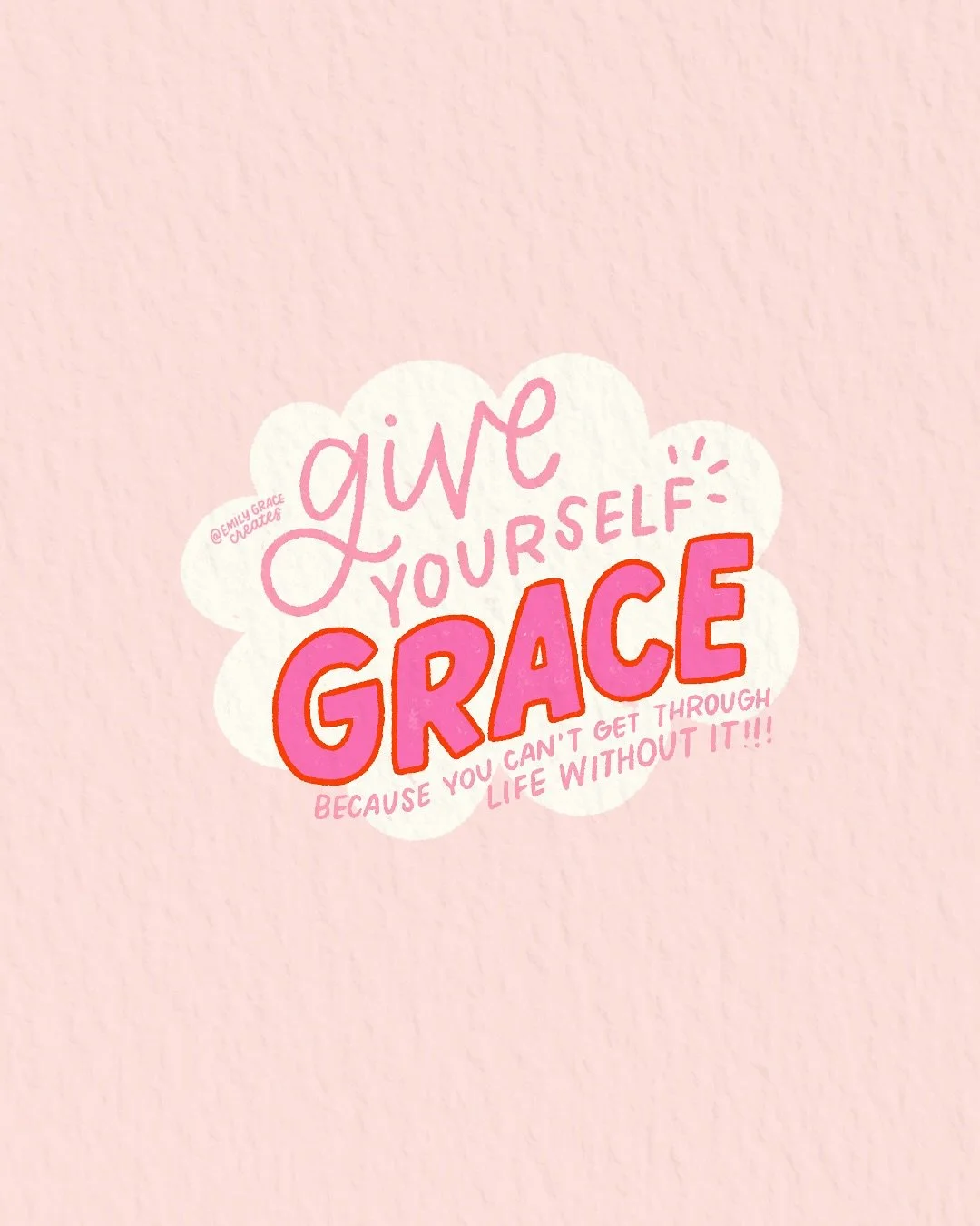 wise words a friend shared with me so I&rsquo;m passing them on to you all!! 💖

I&rsquo;m honestly my worst critic and need this reminder daily. Life is hard enough so give yourself some grace today 🫶🏻