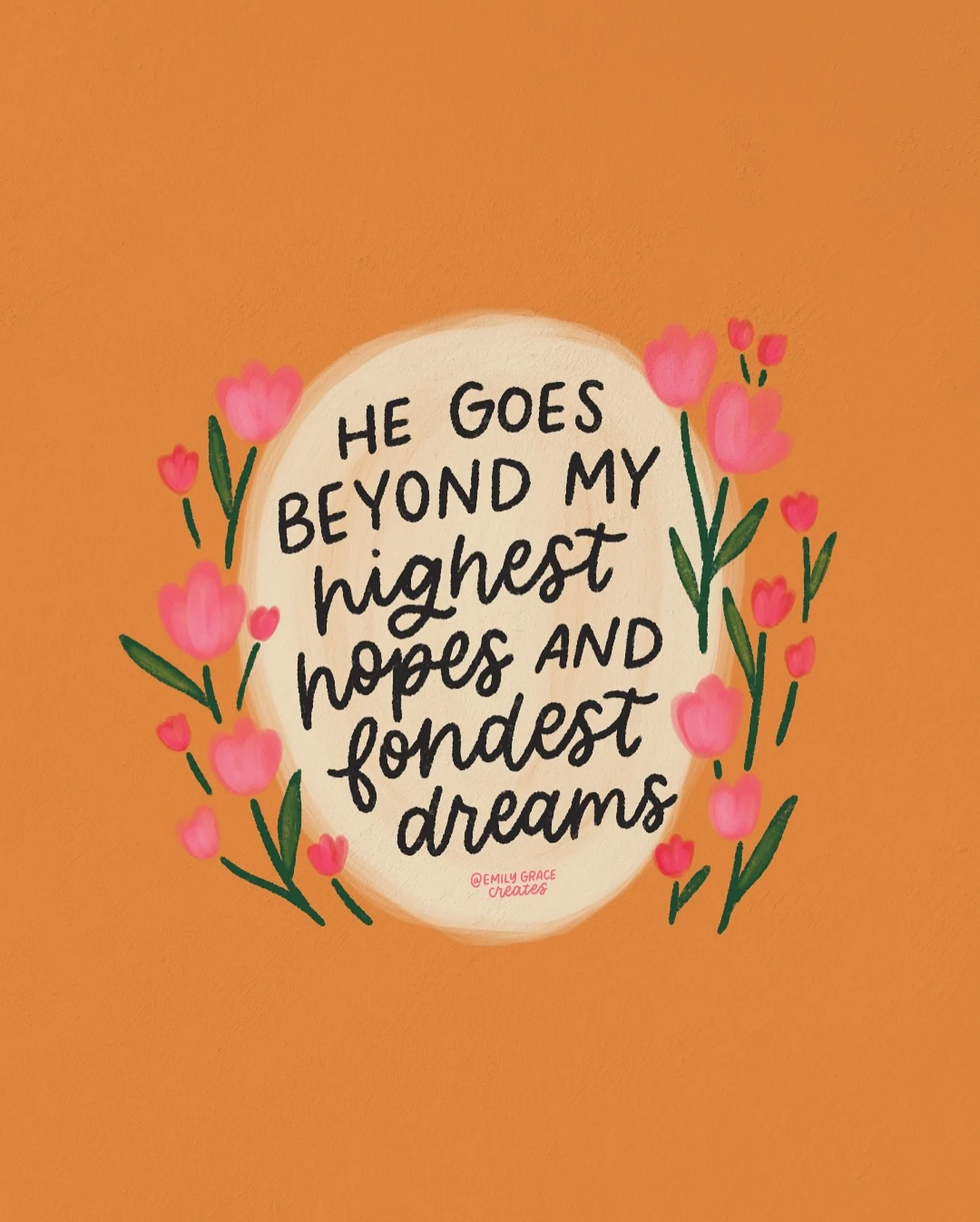 exceedingly, abundantly above all that we could ever ask, think, dream, or hope for!! 🌷🤍