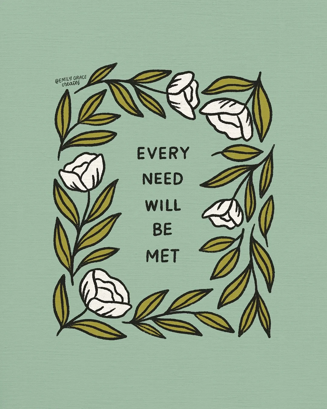 there&rsquo;s no need to worry because He makes sure every need will be met 🤍

when we put God first, He takes care of ALL of our needs &mdash; big or small.

&ldquo;But seek first the kingdom of God and his righteousness, and all these things will 