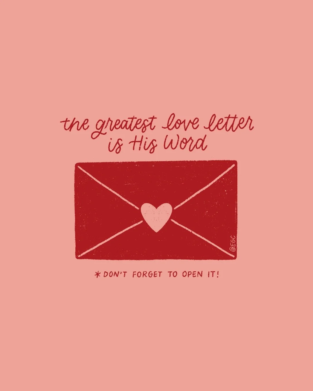 the greatest love letter is His Word 🫶🏻

scroll through for just a few (of many) love letters from your Creator Himself

❤️ Ephesians 3:18-19
&ldquo;And may you have the power to understand, as all God&rsquo;s people should, how wide, how long, how