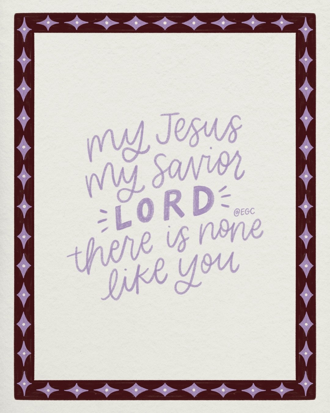 Lord there is none like you!! 🤍