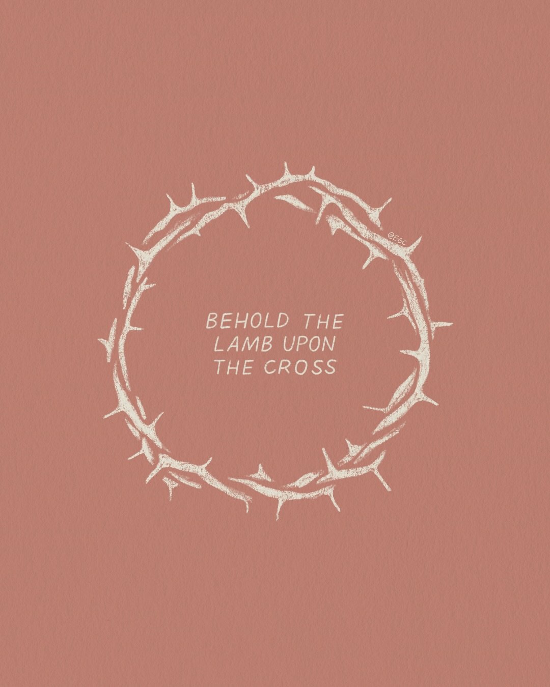 worthy is the Lamb who was slain 🤍