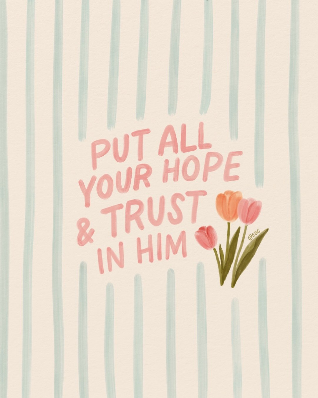 He&rsquo;ll never let you down!! 🌷
