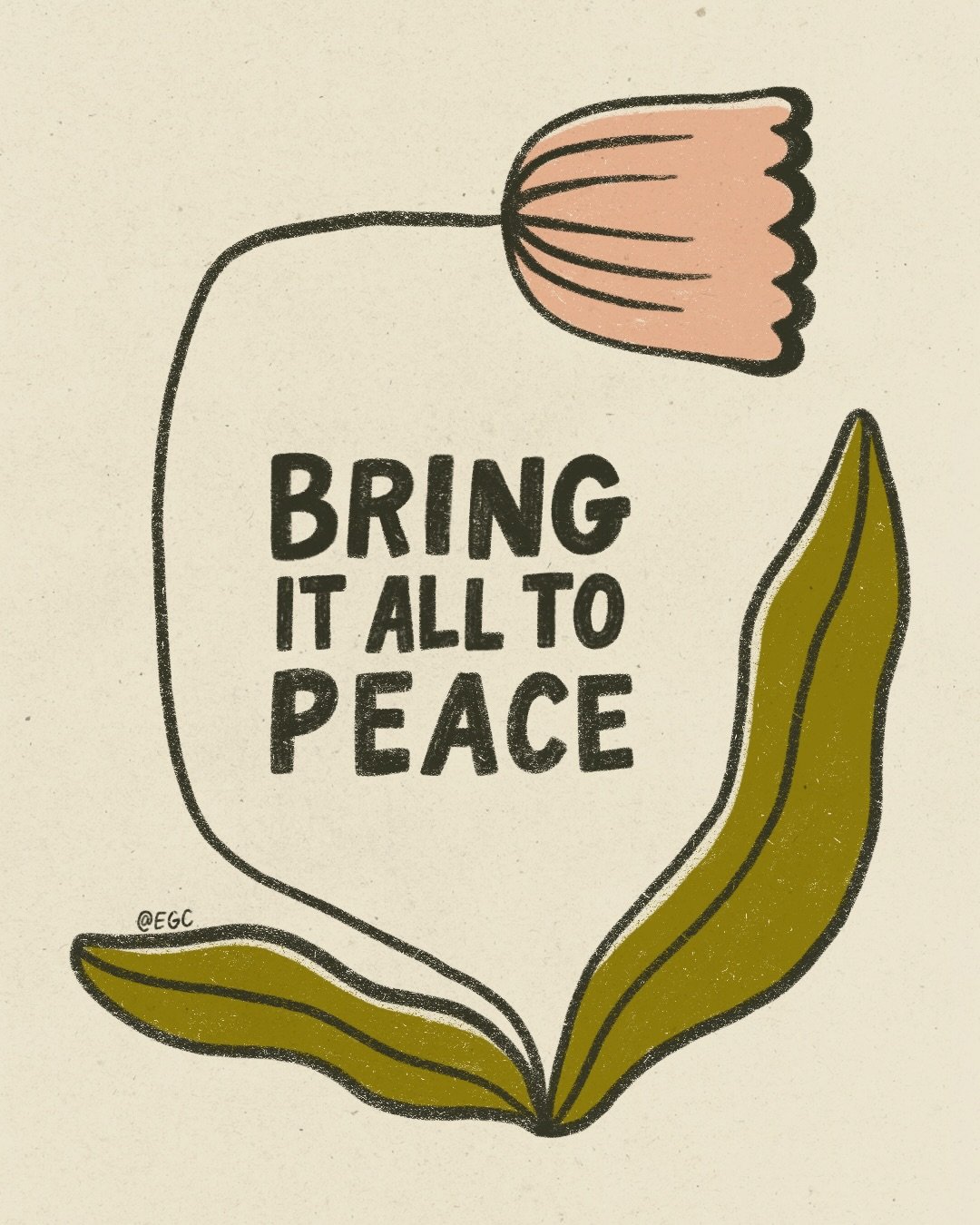&ldquo;Peace I leave with you; my peace I give you. I do not give to you as the world gives. Do not let your hearts be troubled and do not be afraid.&rdquo; -John 14:27
