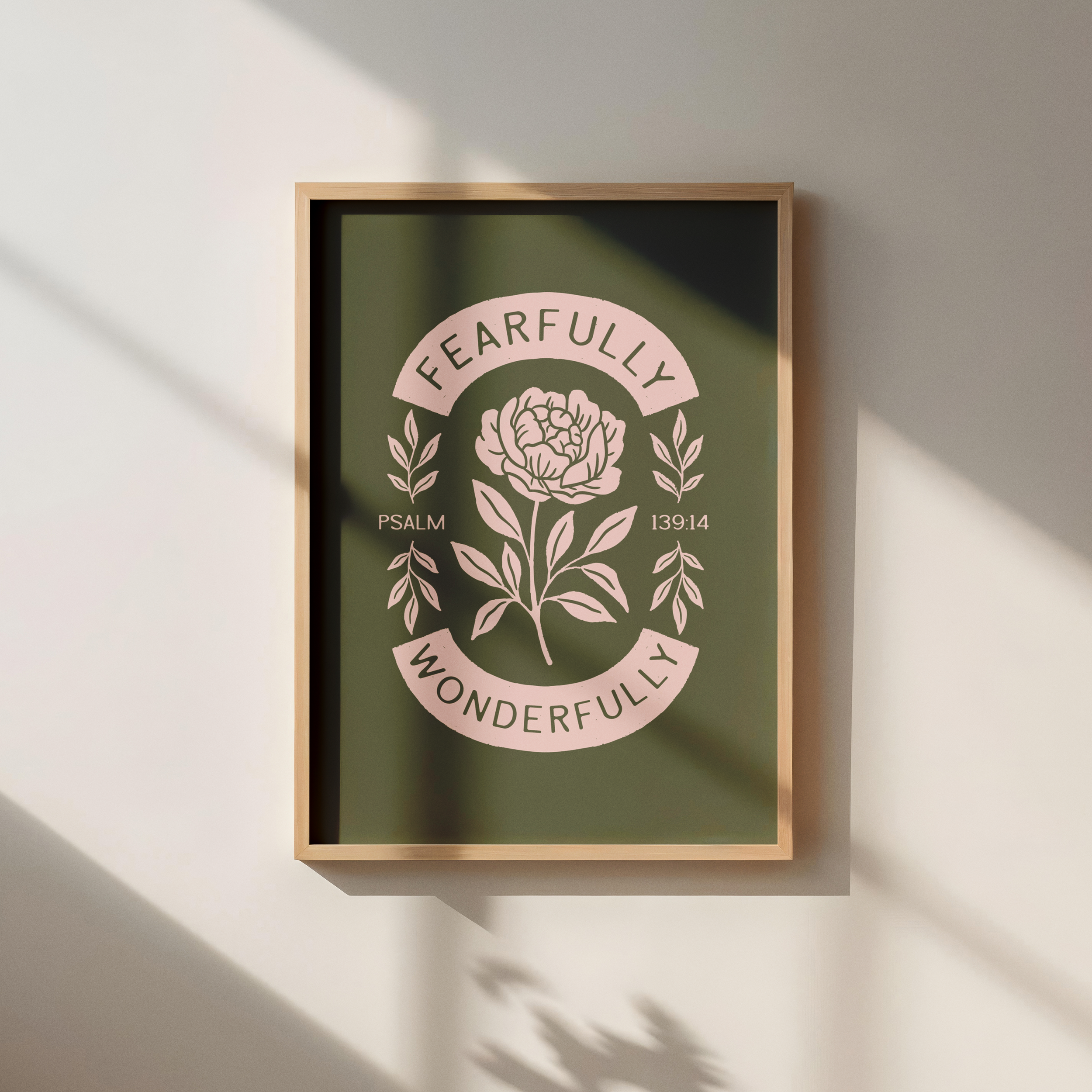 Psalm 139:14 Digital Print