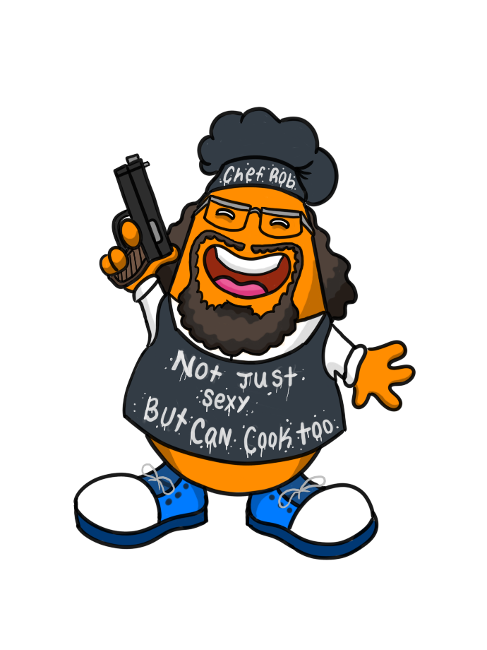 RUFUS CHEF ROB - STICKER