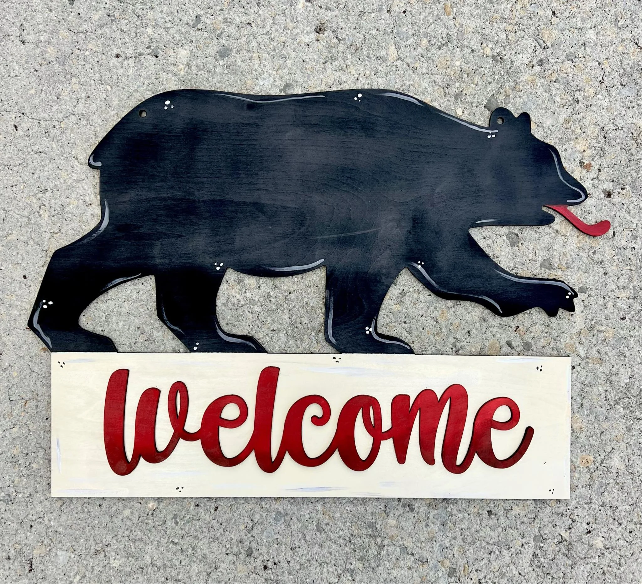 Welcome New Bern Door Hanger Workshop Blank