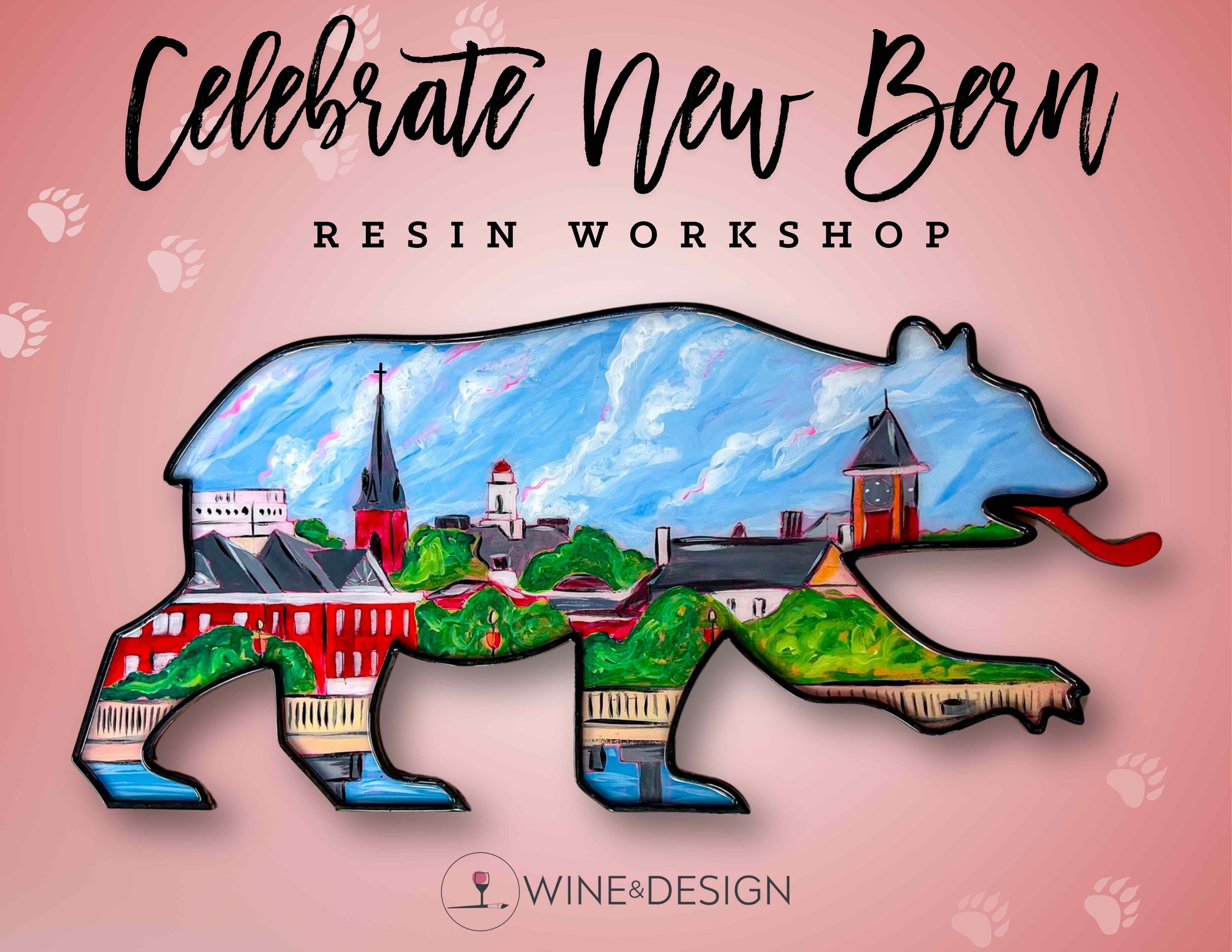 Celebrate New Bern Resin Workshop Blank
