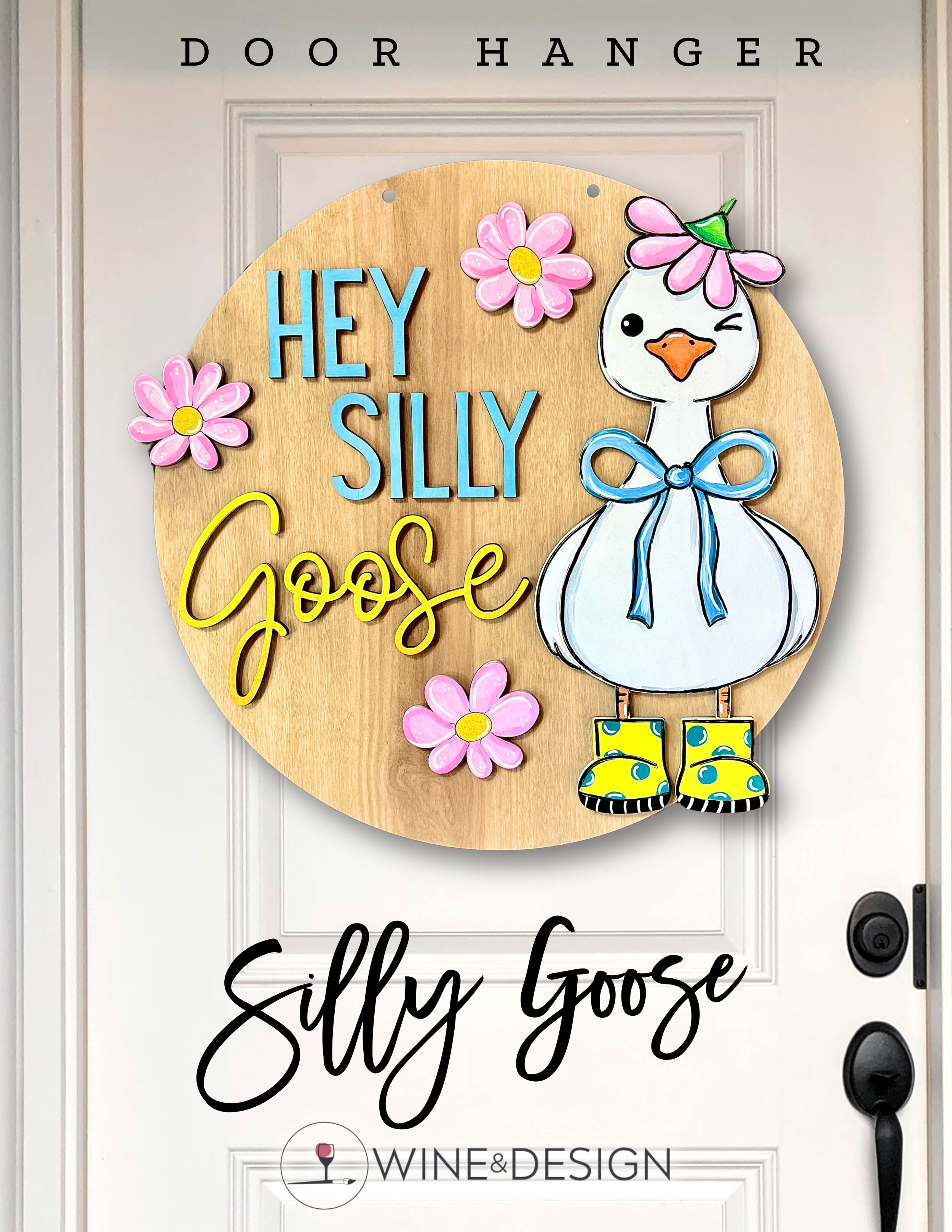 Silly Goose Door Hanger Blank