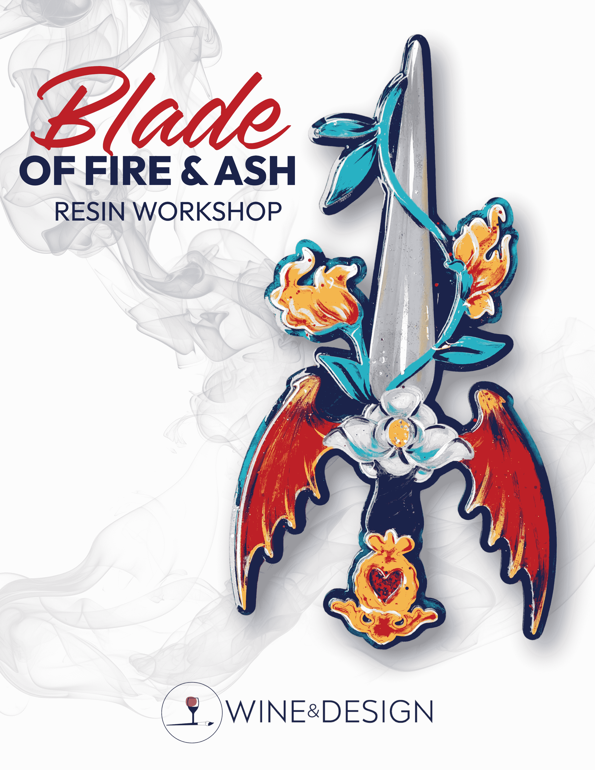 Blade of Fire And Ash Resin Workshop Blank