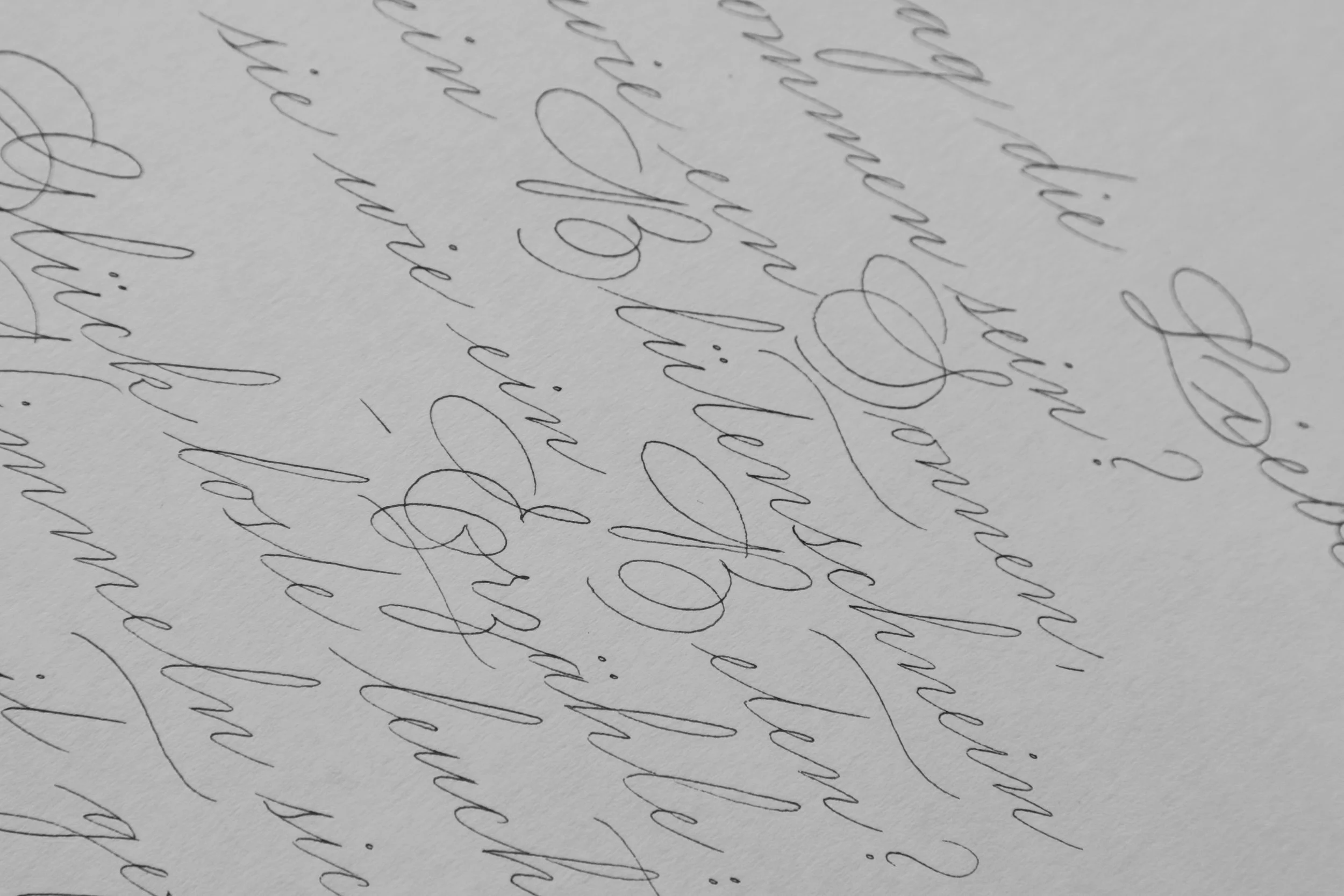 calligraphy vows