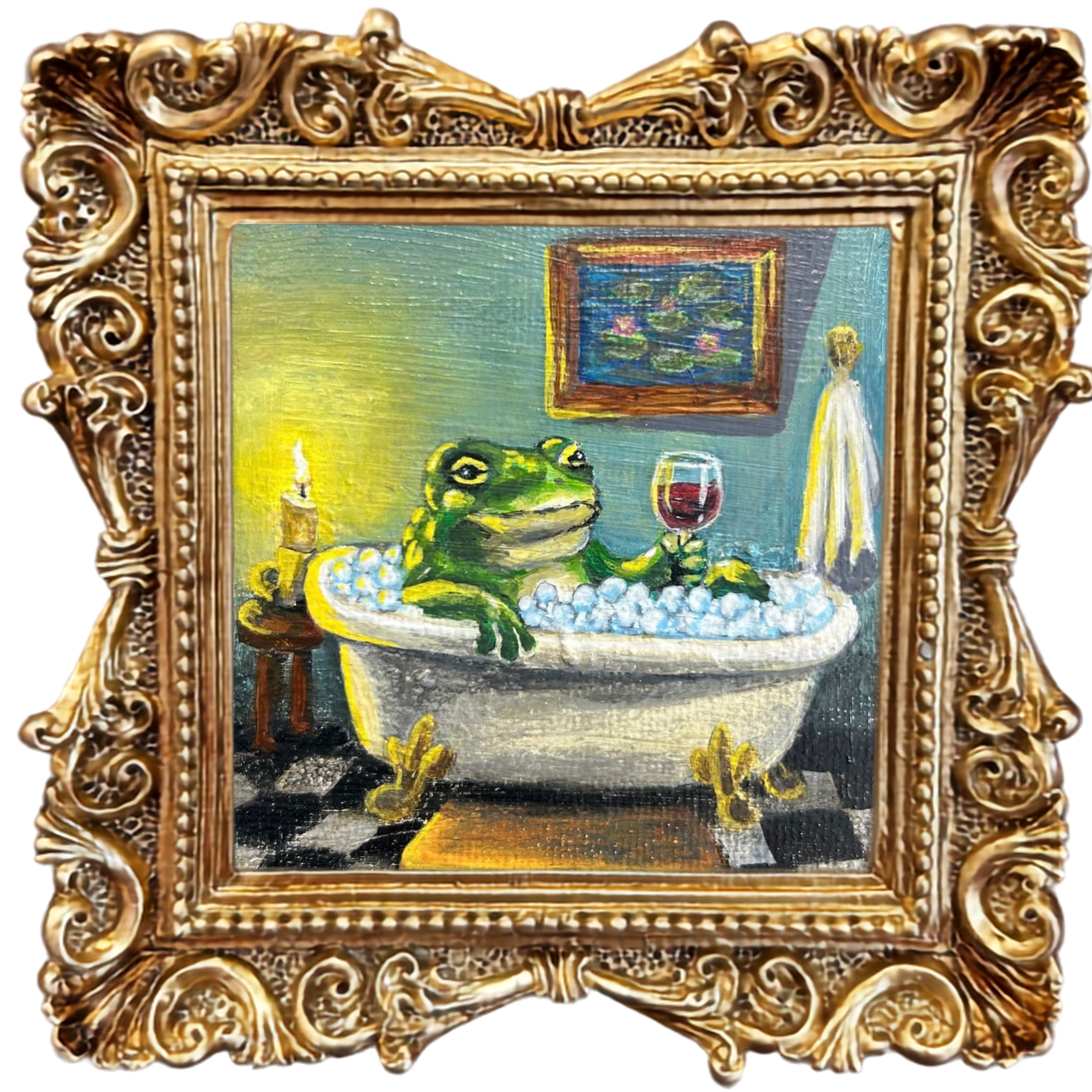"A Frog Bath"