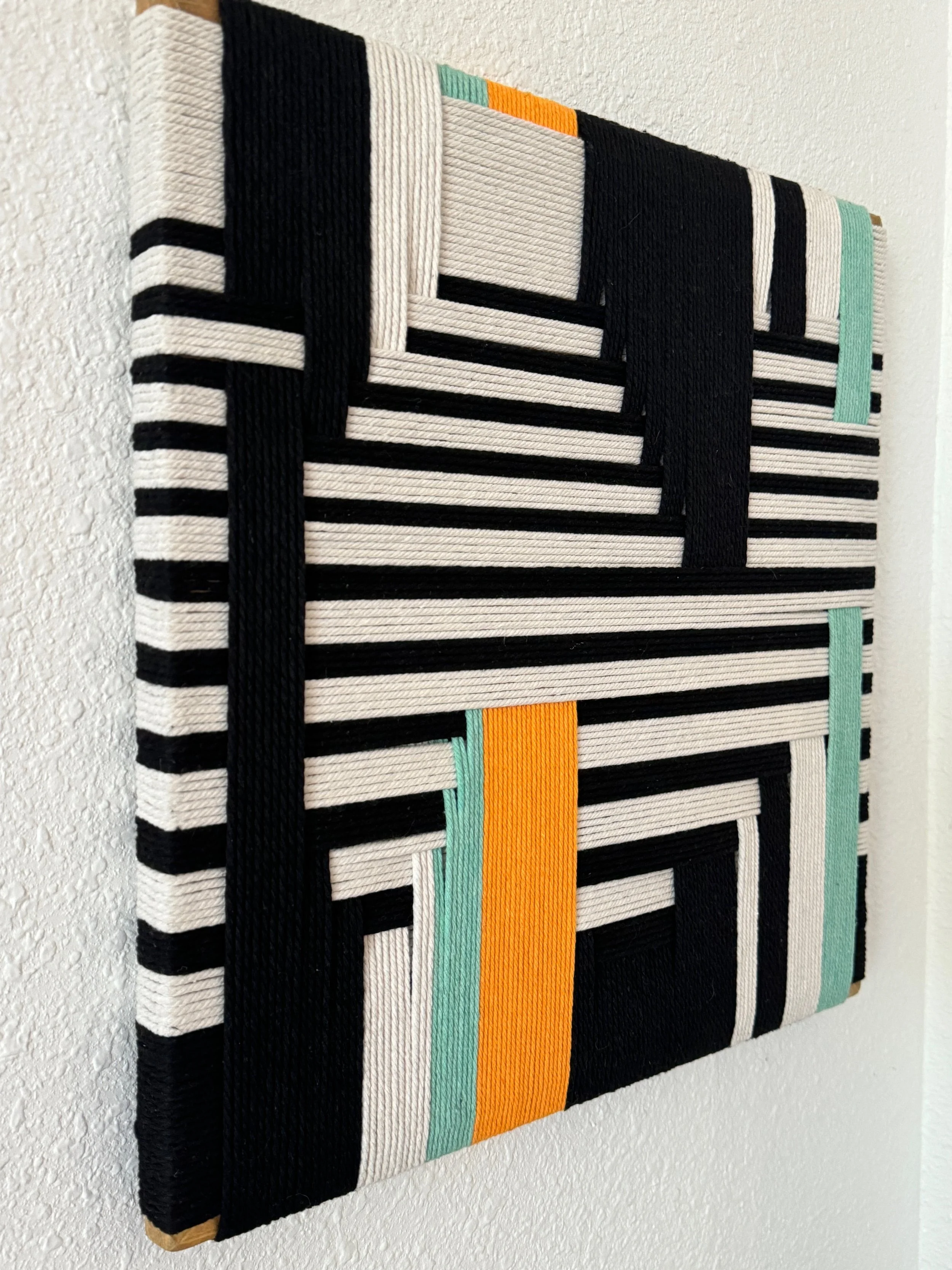 Black & Beige, 2024, cotton