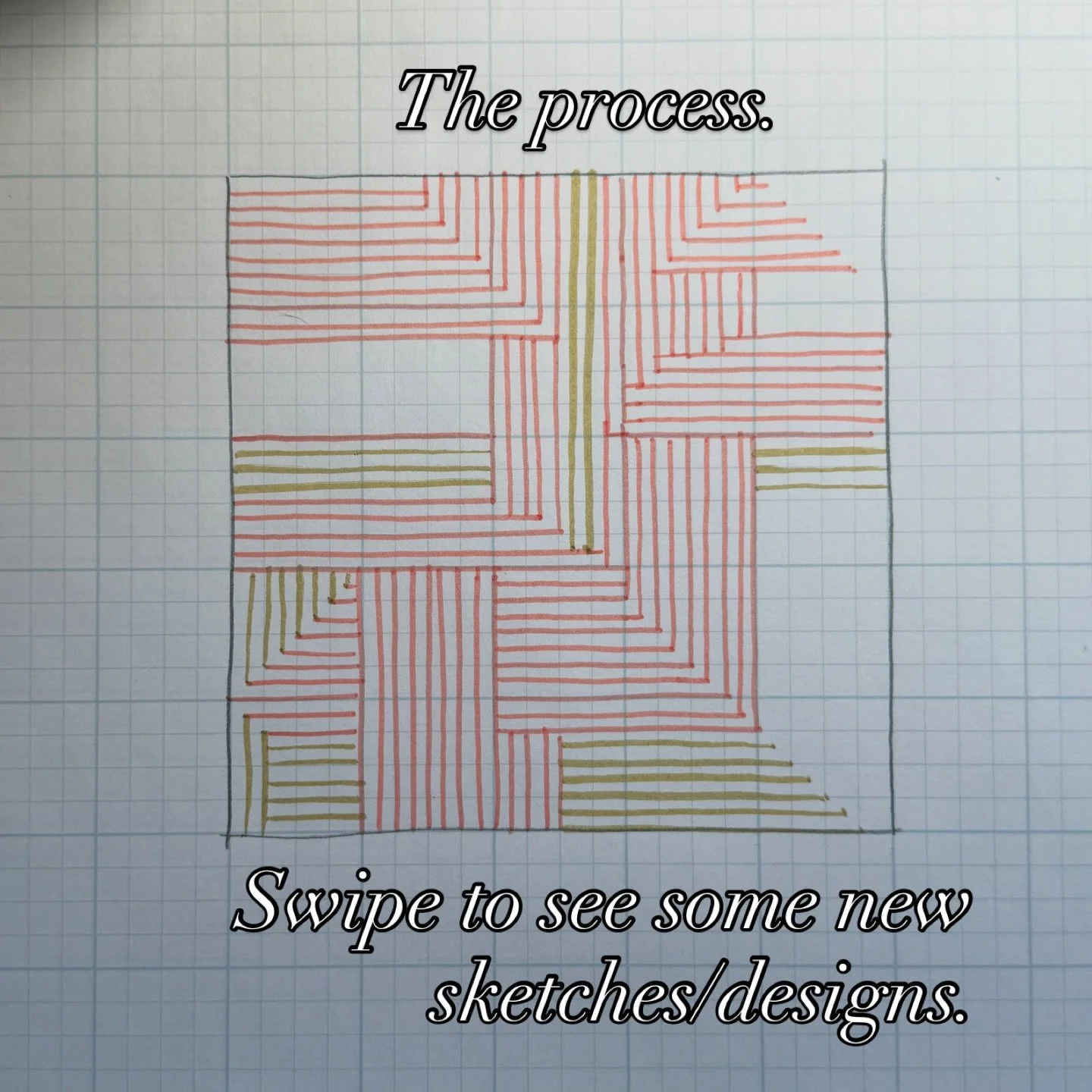 Sketching some new designs. Swipe to seeeeeeee and tell me who come you&rsquo;re into.

I haven&rsquo;t posted this week so I am doing my required Instagram homework. 

#fiberartistsofinstagram #creativityrequired #katebigham #process #newdesign 

Ha