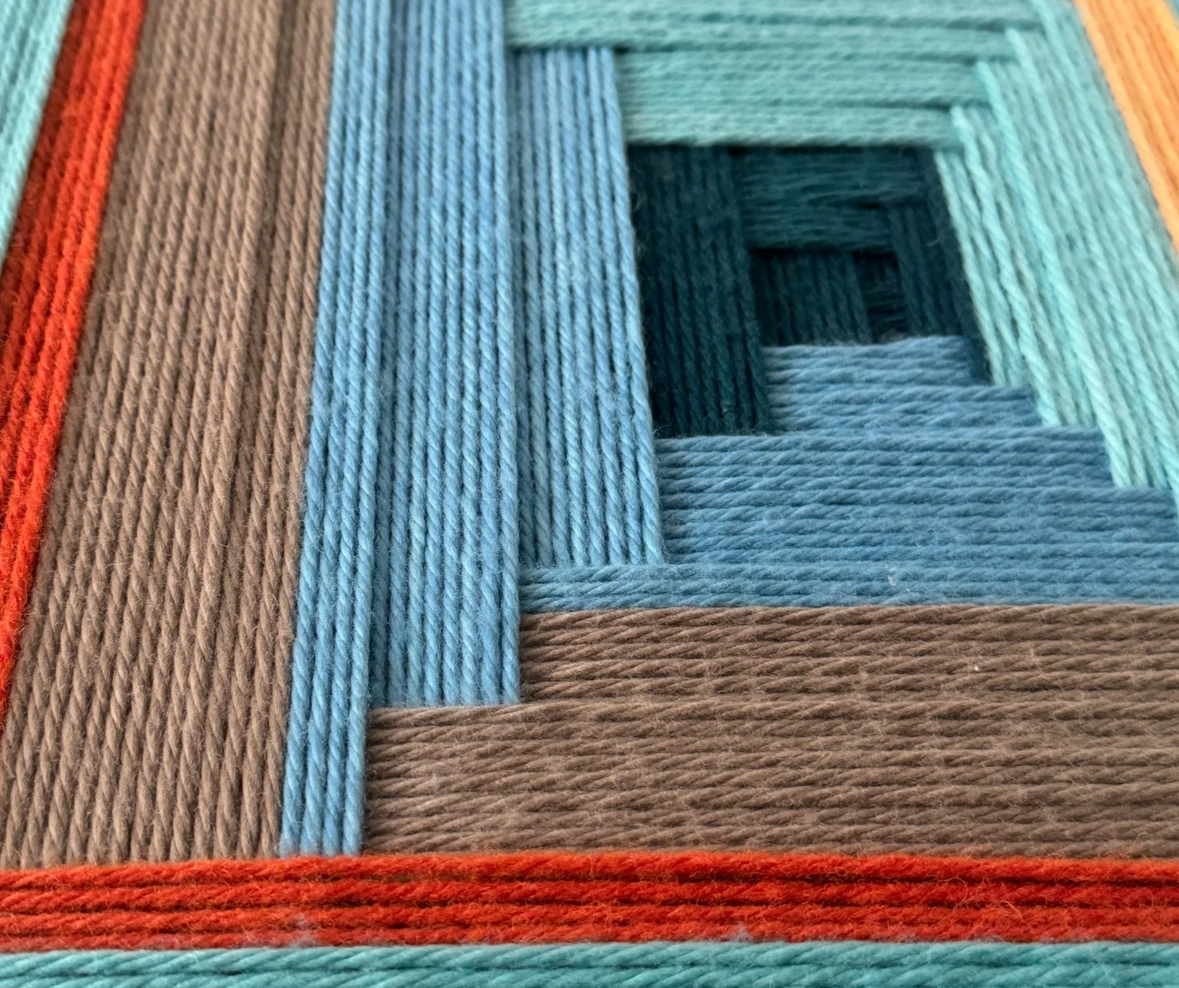 the Window, 2024, wool