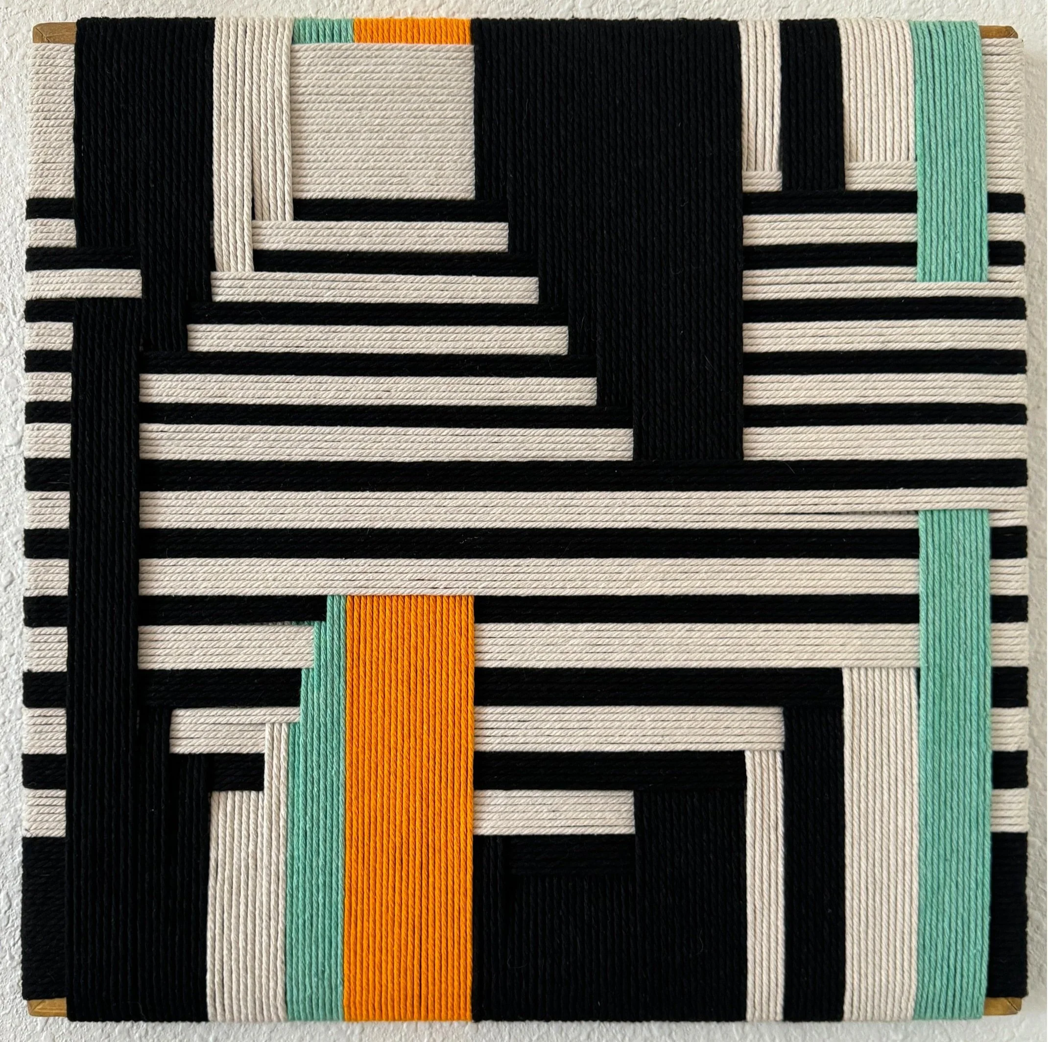 Black & Beige, 2024, cotton