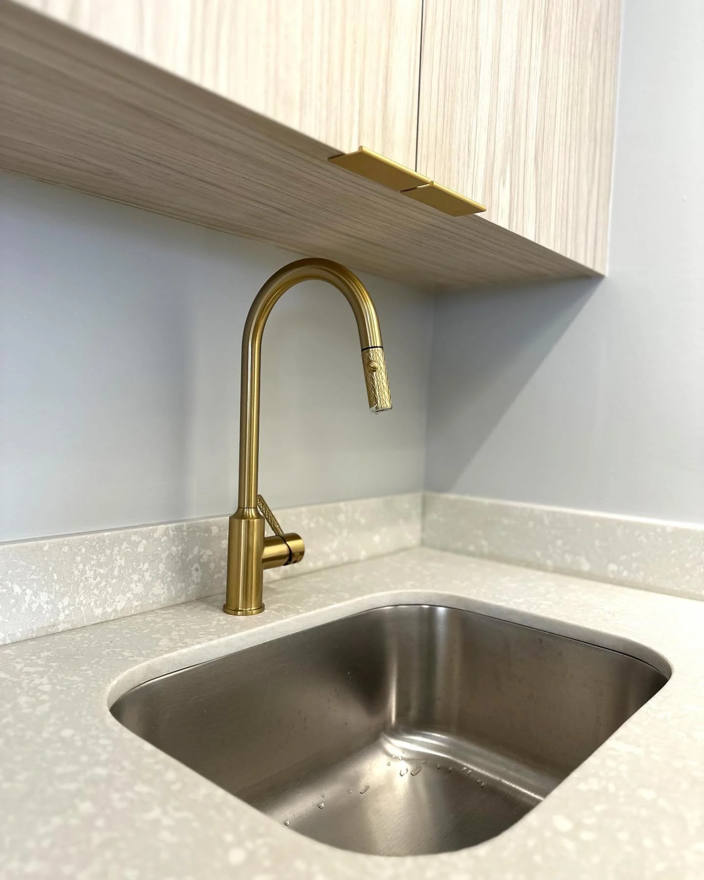 Gold fixtures are an easy way to bring warmth and life into a space. Drop a comment below to start on your kitchen refresh today!

#GoldFixtures #CustomKitchen #NYCMillwork #Cabinetry #RosewoodNYC