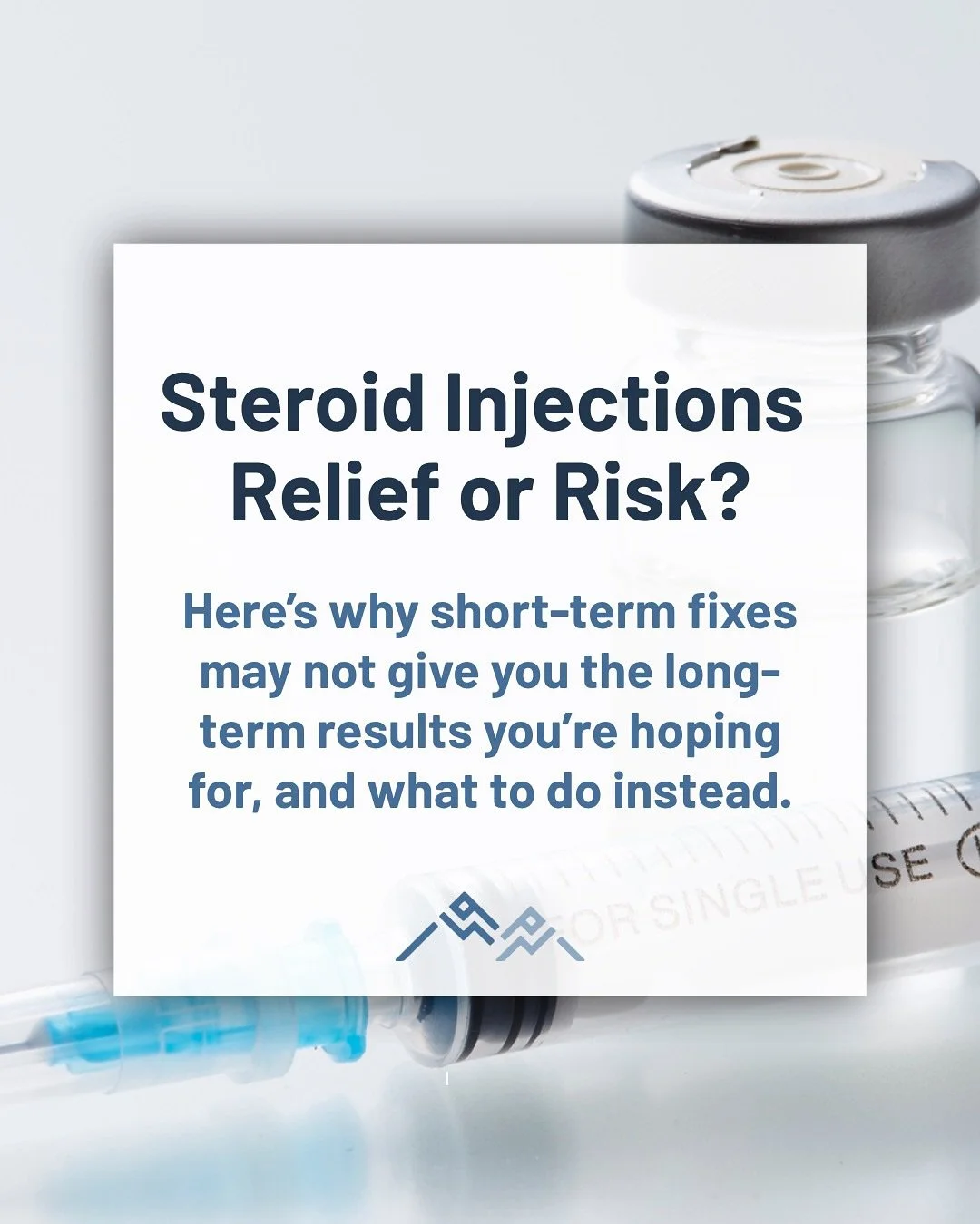Steroid Injections: Relief or Risk? 💉🤔
Tennis elbow… knee arthritis… nagging shoulder pain. You’ve tried rest, ice, maybe even meds — but the pain keeps coming back. Your doctor recommends a steroid injection. Sounds like
