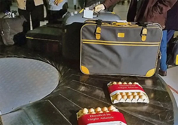 Virgin baggage ad