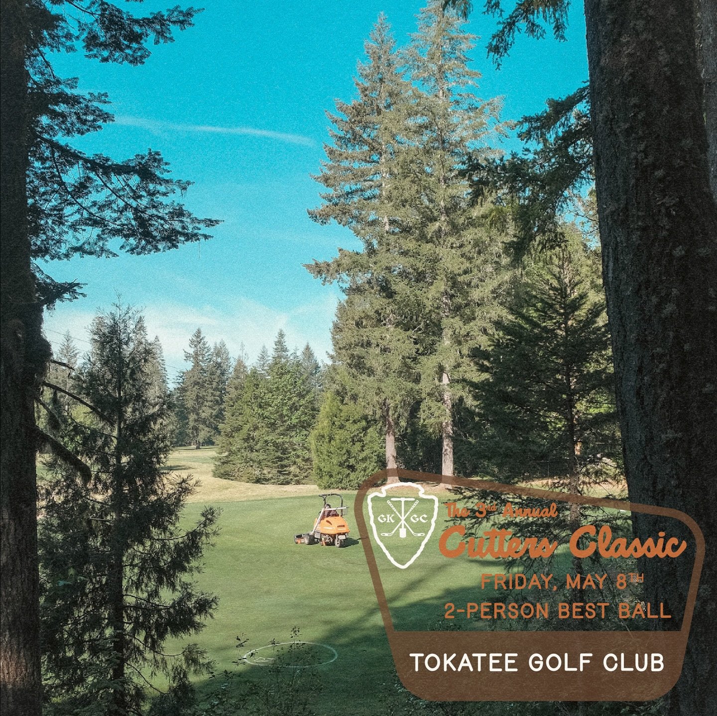 The Cutters Classic is back for another run at Tokatee May 8th. Toke is a special spot and we can&rsquo;t wait to get back. Come for the golf &amp; stay for the hang; live music on site this year. Registration now live and details on the site. 
#work