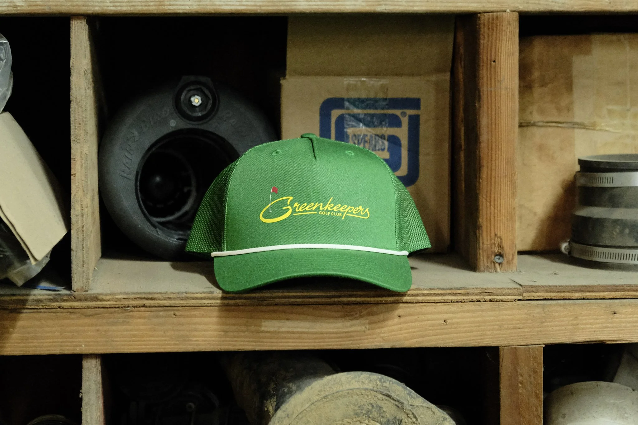 The Augusta Script Trucker