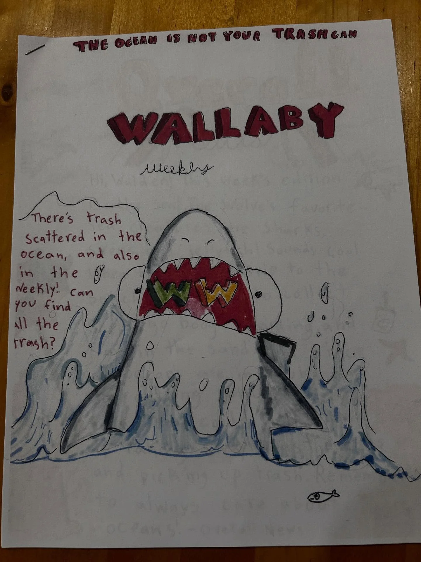 Wallaby Weekly is our 3/4th graders newspaper they make every week! Here is one of them. Follow for more. #orlandomom #winterparkfl #montessori #orlandoschools #winterparkmoms