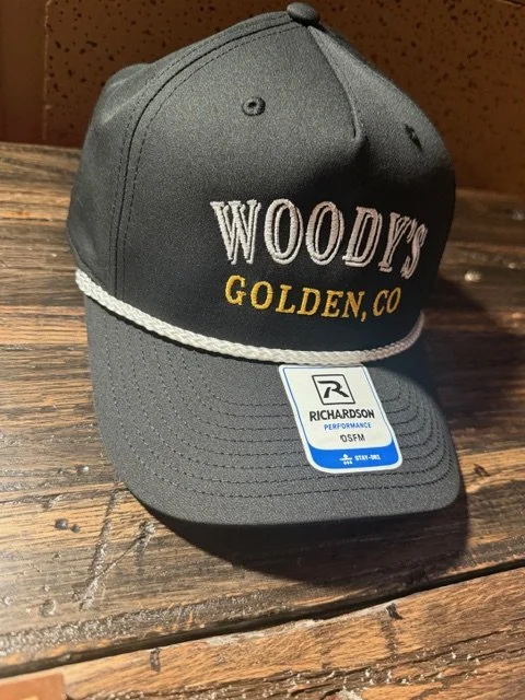 Woodys Rope Hat Black