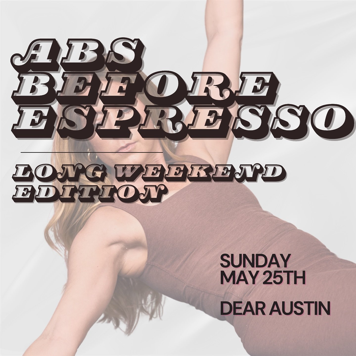 We’re bringing the heat with a 50-minute mat Pilates class set to a live DJ—because your workout deserves a soundtrack. After class, hang with us for coffee, mimosas, and a swag bag packed with goodies. Good vibes, strong moves, and your