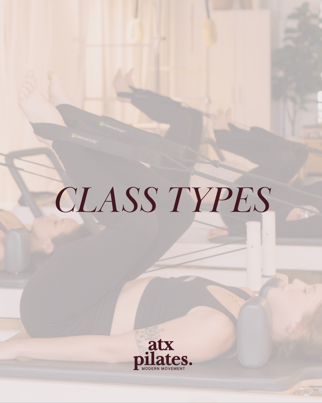 Every class at ATX Pilates is designed with purpose. From reformer sessions that build strength and control to classes that focus on alignment, breath, and movement that supports everyday life, there&rsquo;s something here for every body and every st