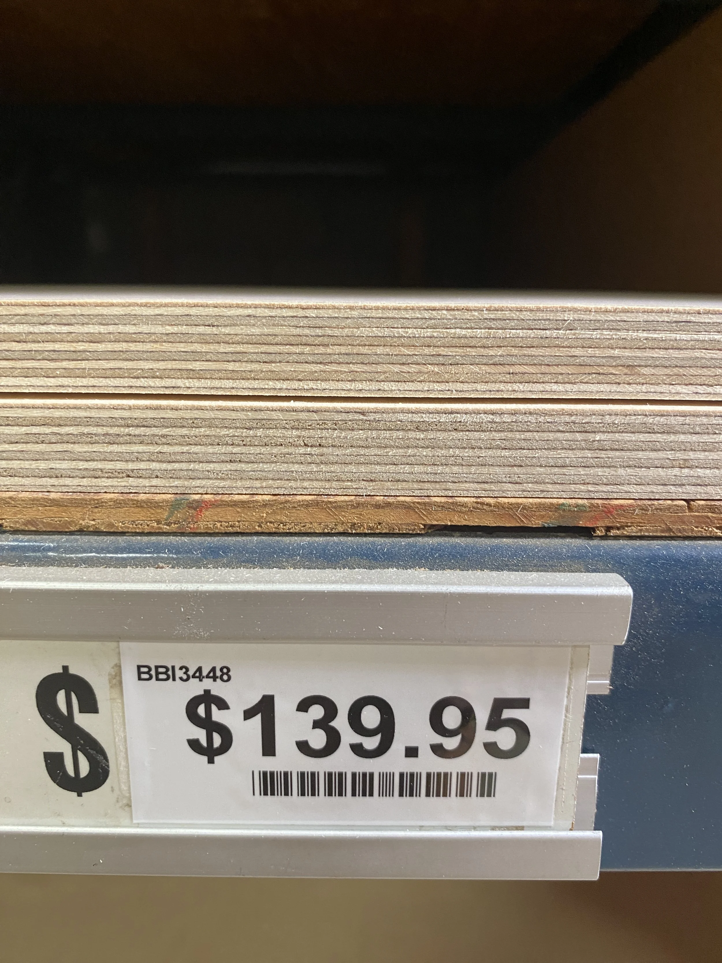 What a nicer plywood would have costed