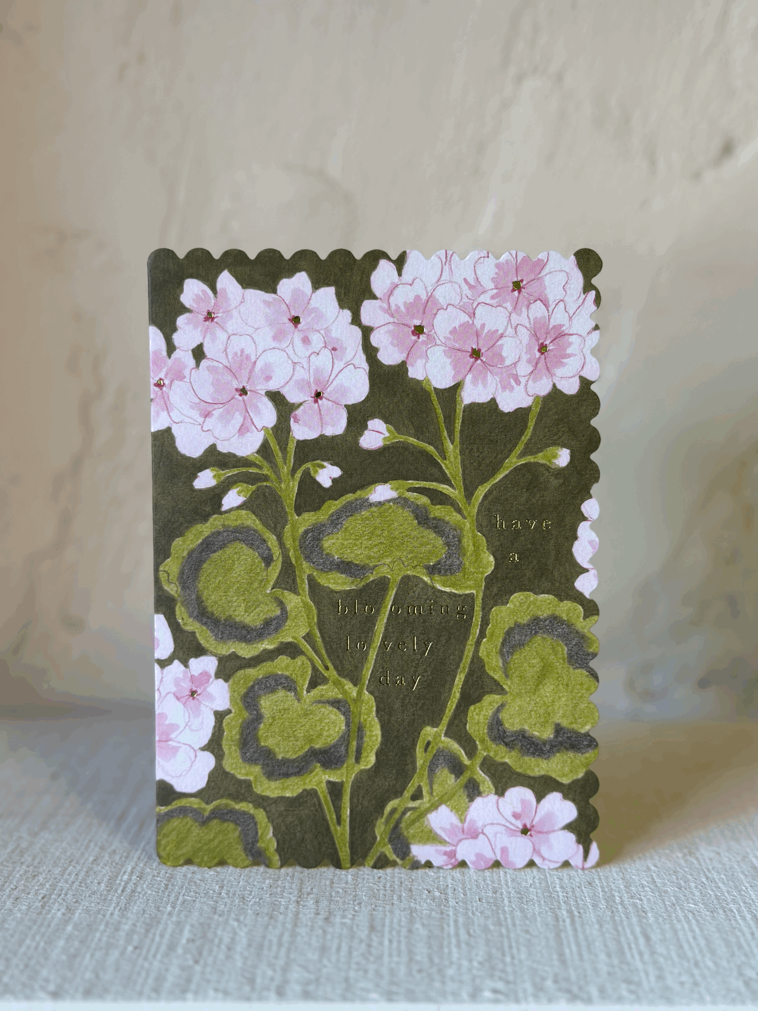 Geranium 'Blooming Lovely Day' Card