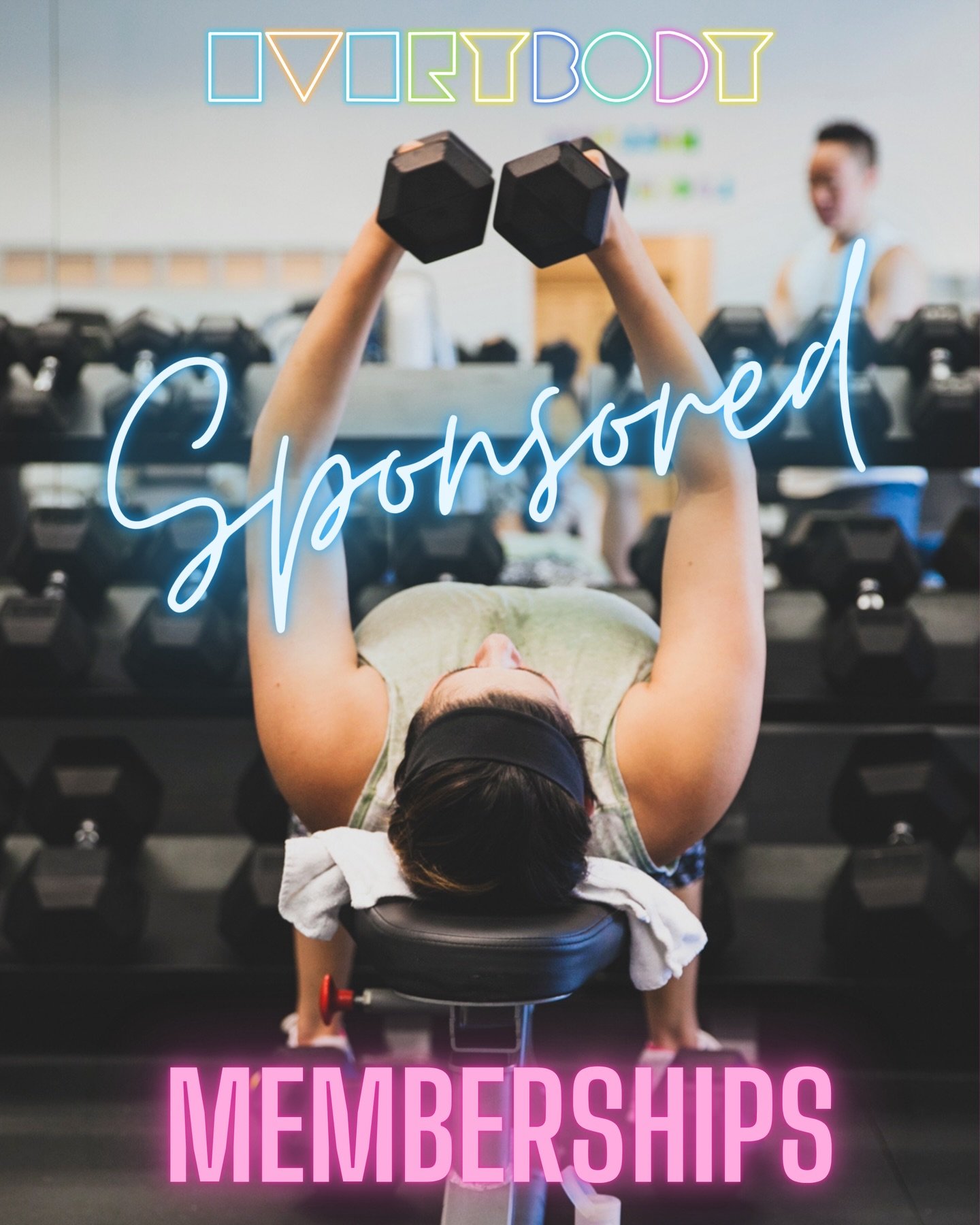 🌈2026 Sponsored Membership Applications deadline is 1/31/26!

Since we opened (almost 10 years ago!), we&rsquo;ve created a sponsored membership program to assist those who may otherwise not be able to access their local gym. 

We are recommitting t