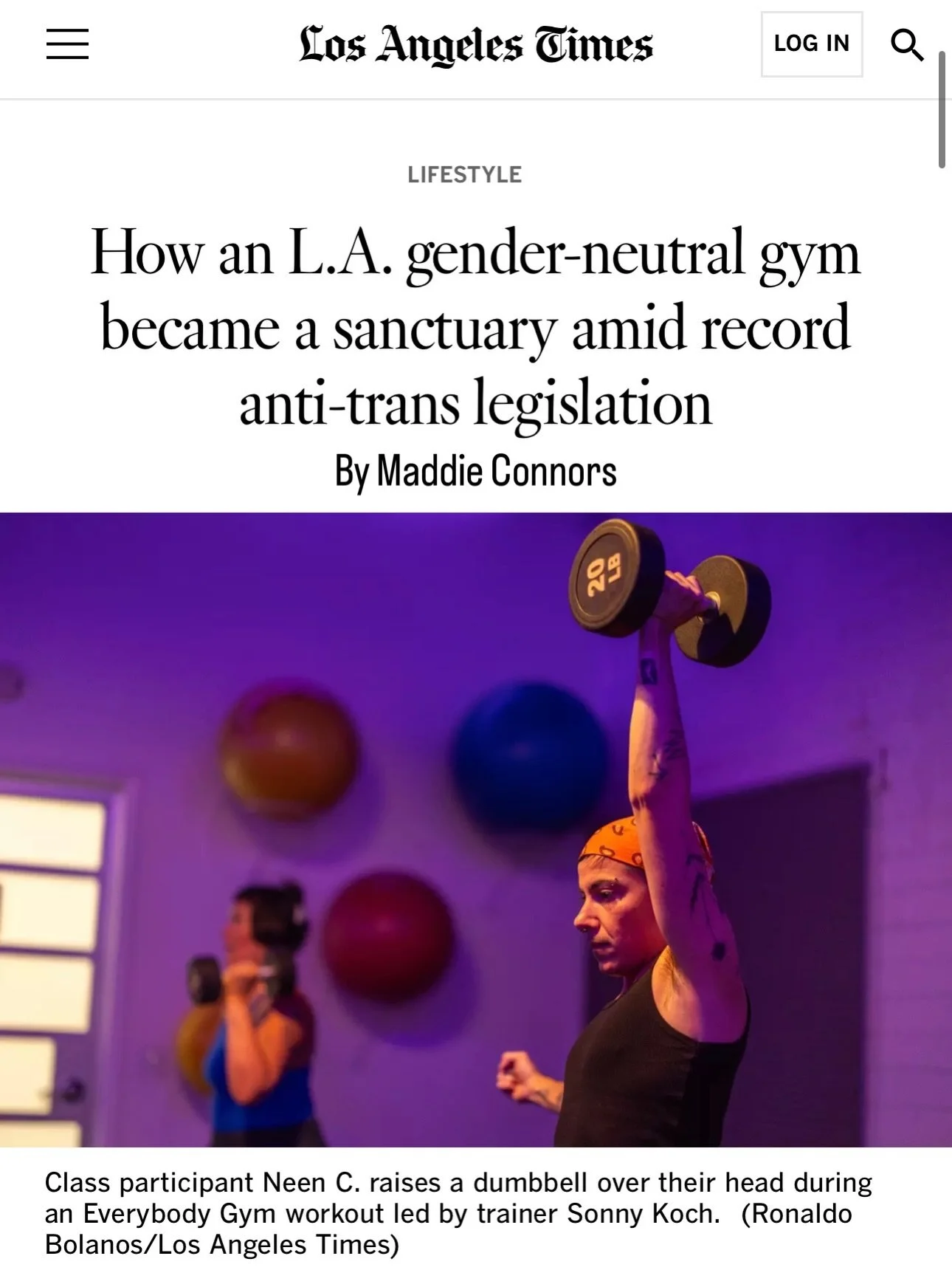 Thank you @latimes!!!🩵🩷🤍 

Staff writer @_maddieconnors_ and photographer Ronaldo Bolanos capture a slice of radical resistance @ EVERYBODY under Tr*mp 2.0.

Swipe thru for a few recaps on the importance of inclusive spaces, movement, and our miss