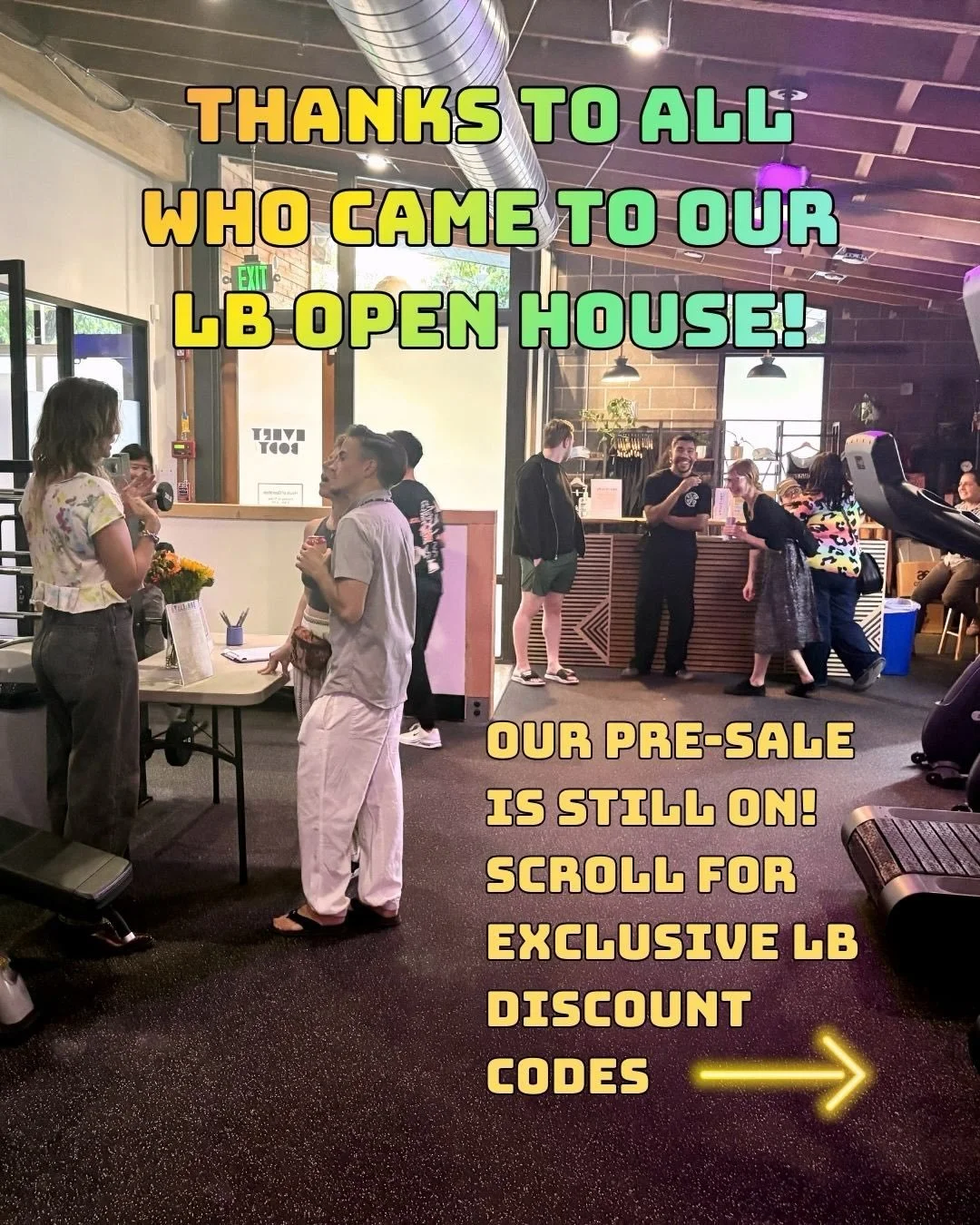 🌈 Thanks to all who came and supported us at the LB OPEN HOUSE this past Saturday! A special shout-out to @mepineres for creating the beautiful murals in our new space 😍 and @a2z_signs for our gorgeous sign!

💖 If you missed out on the Open House 