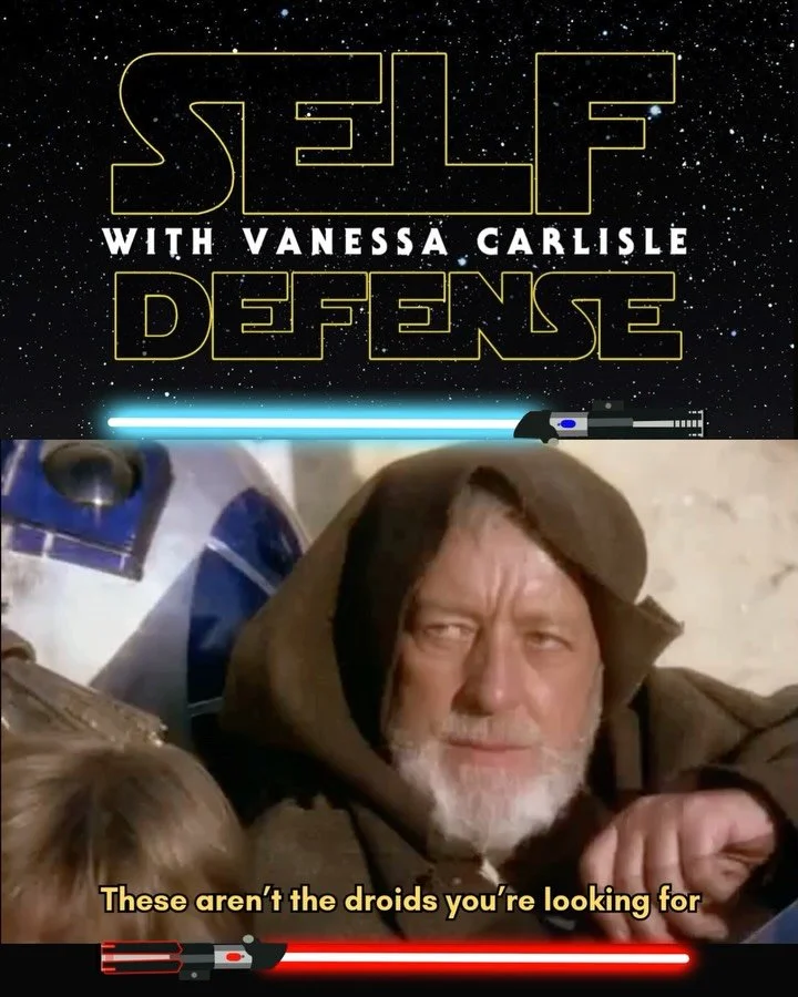 💫 USE THE FORCE in this Sunday&rsquo;s STAR WARS themed self defense class with Vanessa Carlisle!

🥋 Self defense based on jujitsu sometimes feels like magic, so we are going to lean into our &ldquo;sneaky&rdquo; techniques this month for rebels, p