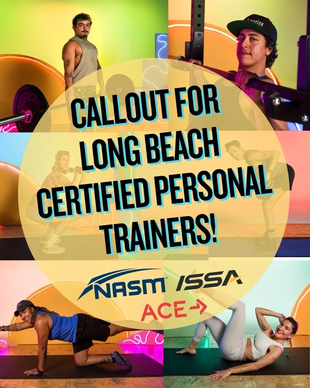 🔊 Calling all Long Beach CPTs!

🌈 Want to train clients in a genuinely inclusive environment, where you can run your training biz without the big-box gym culture? EVERYBODY LB is offering competitive gym rental fees for Certified Personal Trainers 