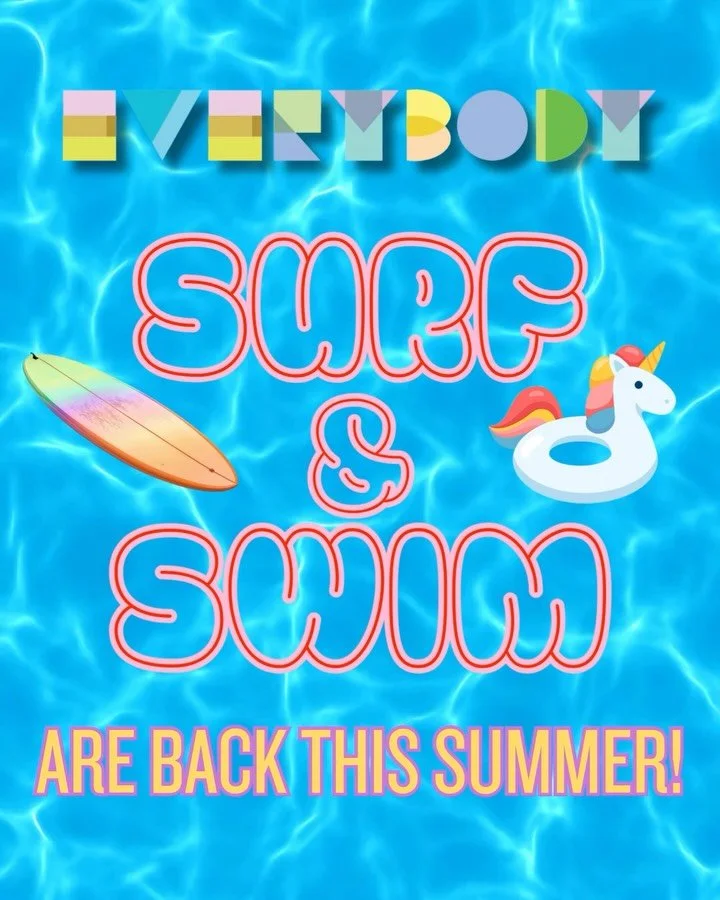☀️ OUR SUMMER programming is BACK! And we&rsquo;re kicking it off with SUMMER SURF CAMP starting Sunday June 7th at Venice Beach, followed by EVERYBODY SWIMS on Sunday June 14!

🌊 Always wanted to surf, but were afraid surfing wasn&rsquo;t &ldquo;fo