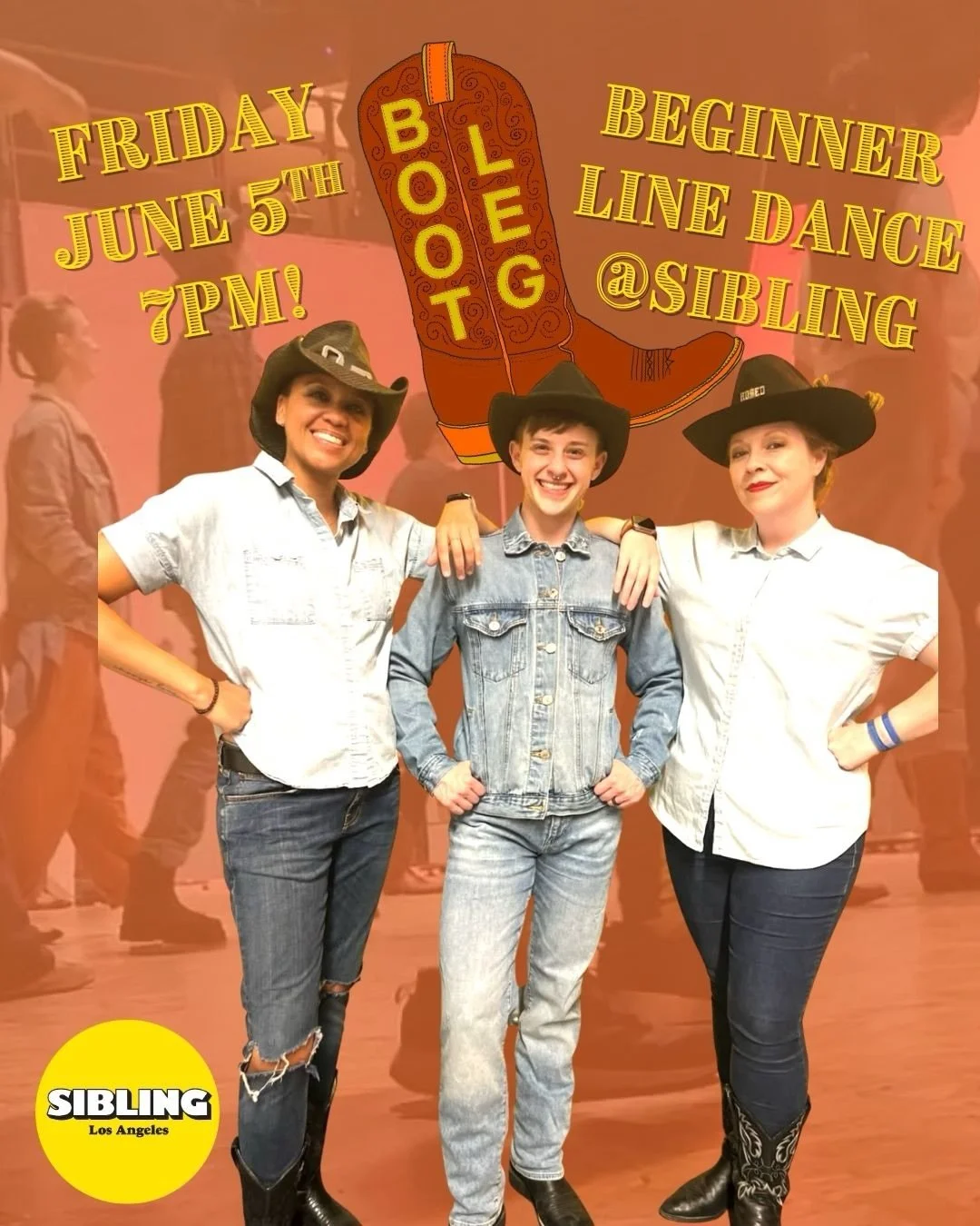 Have you been curious about Line Dancing 🤠 but feeling too shy to join? (We get it!) Jumping into a line dance without the basics can be super intimidating, but Abi is back to dispel your fear!

🌈 Bootleg is a queer line dance space with a focus on