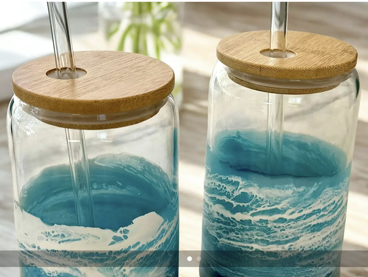 Resin Tumbler Date Night Workshop at Oceanside Art Collective