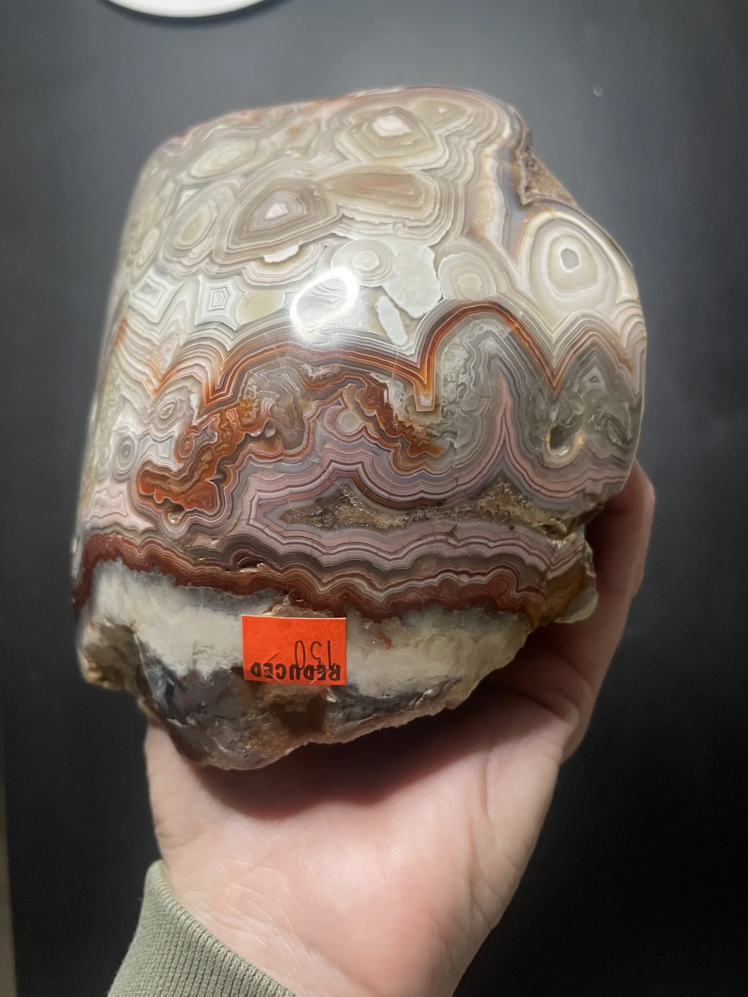 Red and Pink Crazy Lace Agate - Mexican Crazy Lace Agate — Utah
