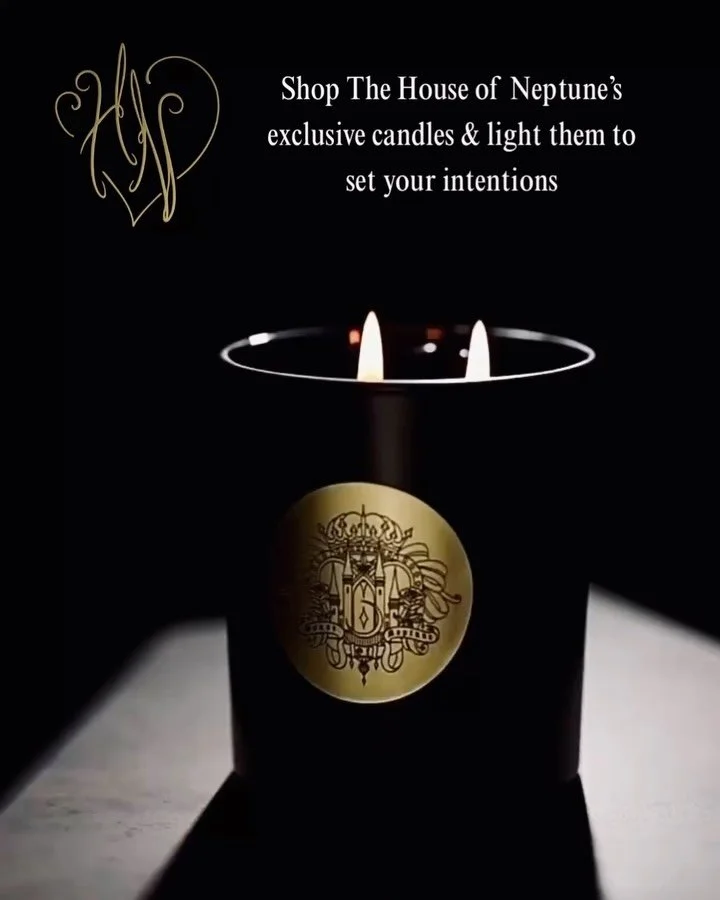 Meet our premier collection of magical intention candles
✨⚜️💫🪐✨⚜️💫🪐✨⚜️💫🪐✨

Neptune&rsquo;s Fantasy🪐

Haven🪽

Sexy🌹

Love 💕

Zen 🧘&zwj;♀️ 

All reiki infused, hand poured in California with natural coconut wax, and adorned with crystals and