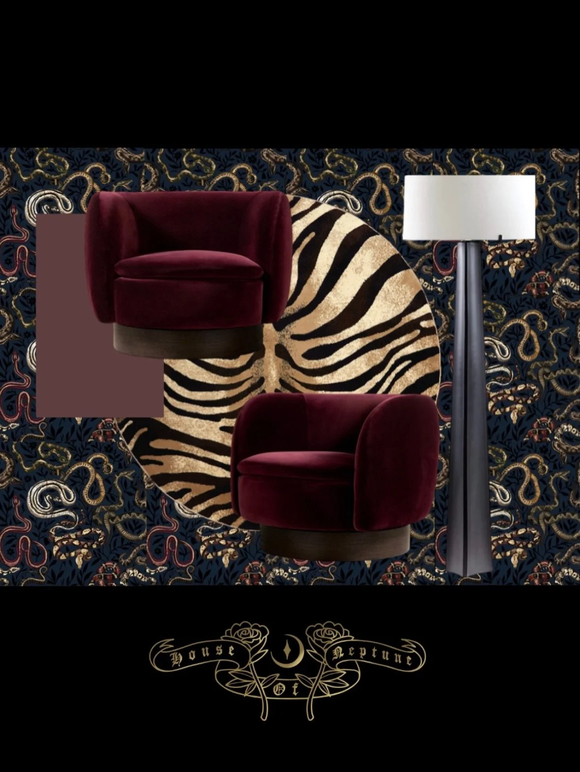 Sneak peek!
So blessed to have connected with Ashleigh @mystical.mama.ash and virtually design her home.  The glamour and maximalism she wanted is my favorite style to deliver!! Truly has been a beautiful collaboration from afar.✨
Almost chose to not